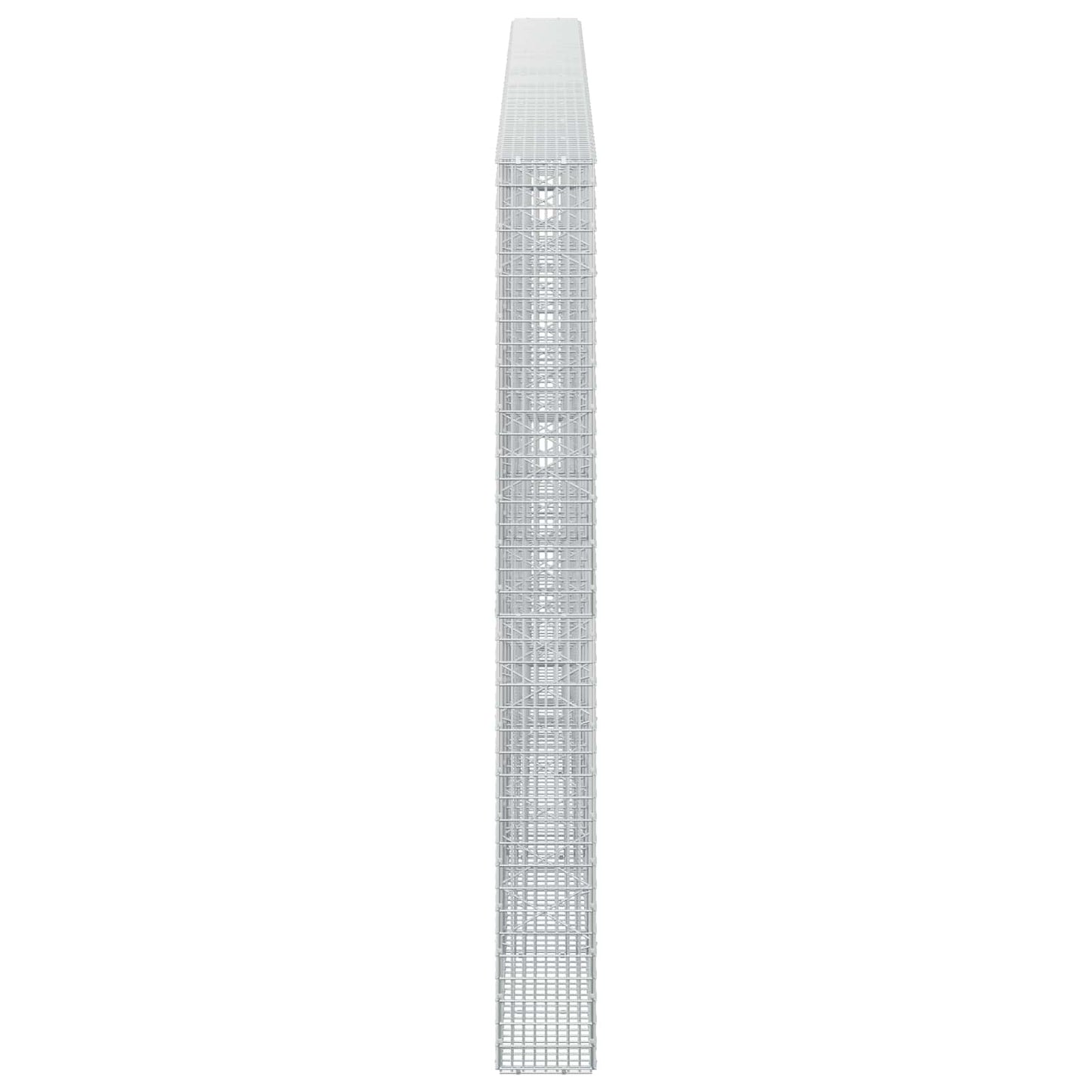 vidaXL Γκαμπιόν με σύρμα 3,5 χλστ και πλέγμα 5x2,5 εκ 500x20x200 εκ