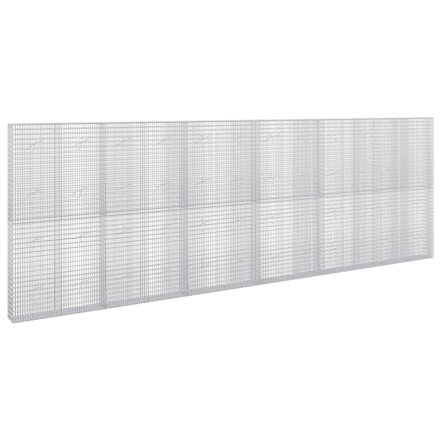 vidaXL Γκαμπιόν με σύρμα 3,5 mm και πλέγμα 5x2,5 cm 600x20x200 εκ
