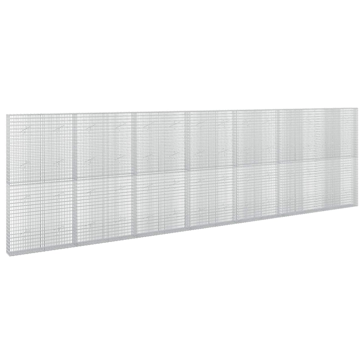 vidaXL Γκαμπιόν με σύρμα 3,5 mm και πλέγμα 5x2,5 cm 700x20x200 εκ