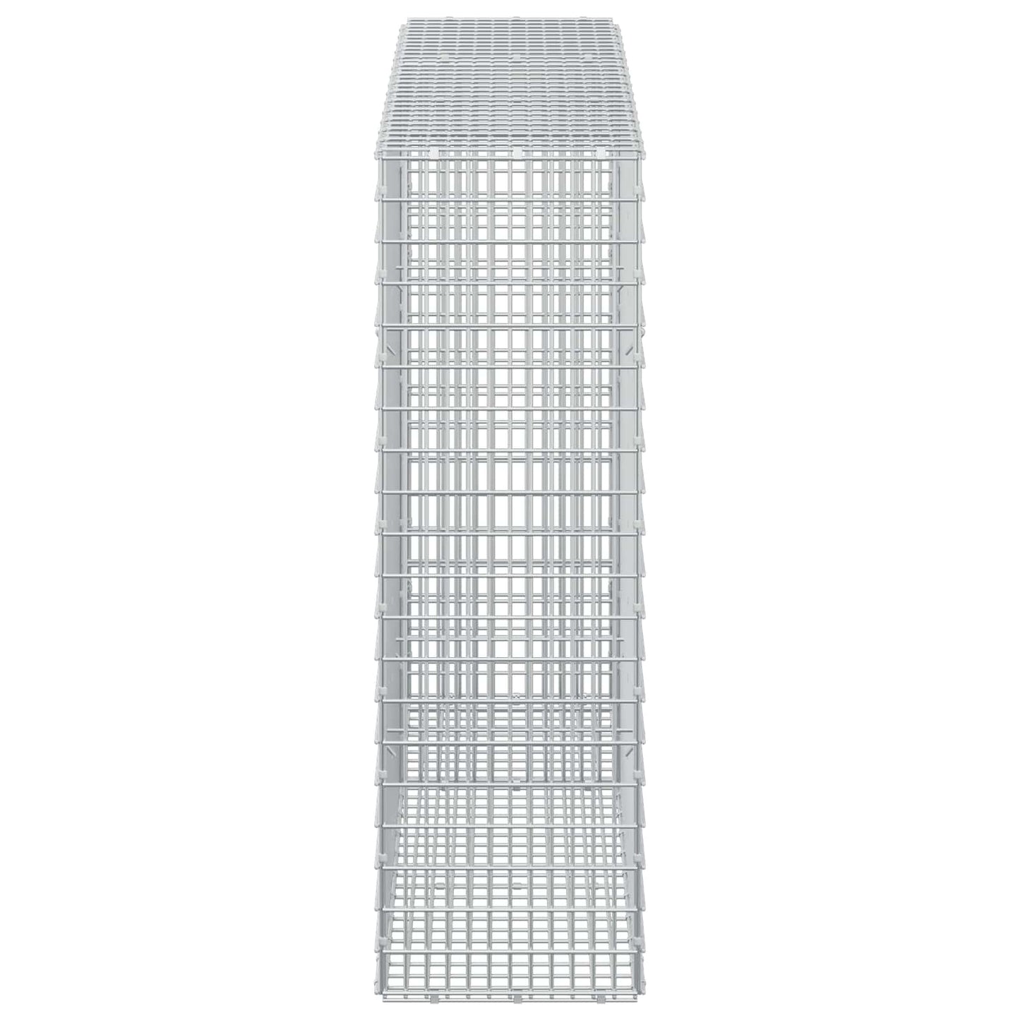 vidaXL Γκαμπιόν με σύρμα 3,5 mm και πλέγμα 5x2,5 cm 150x30x100 εκ