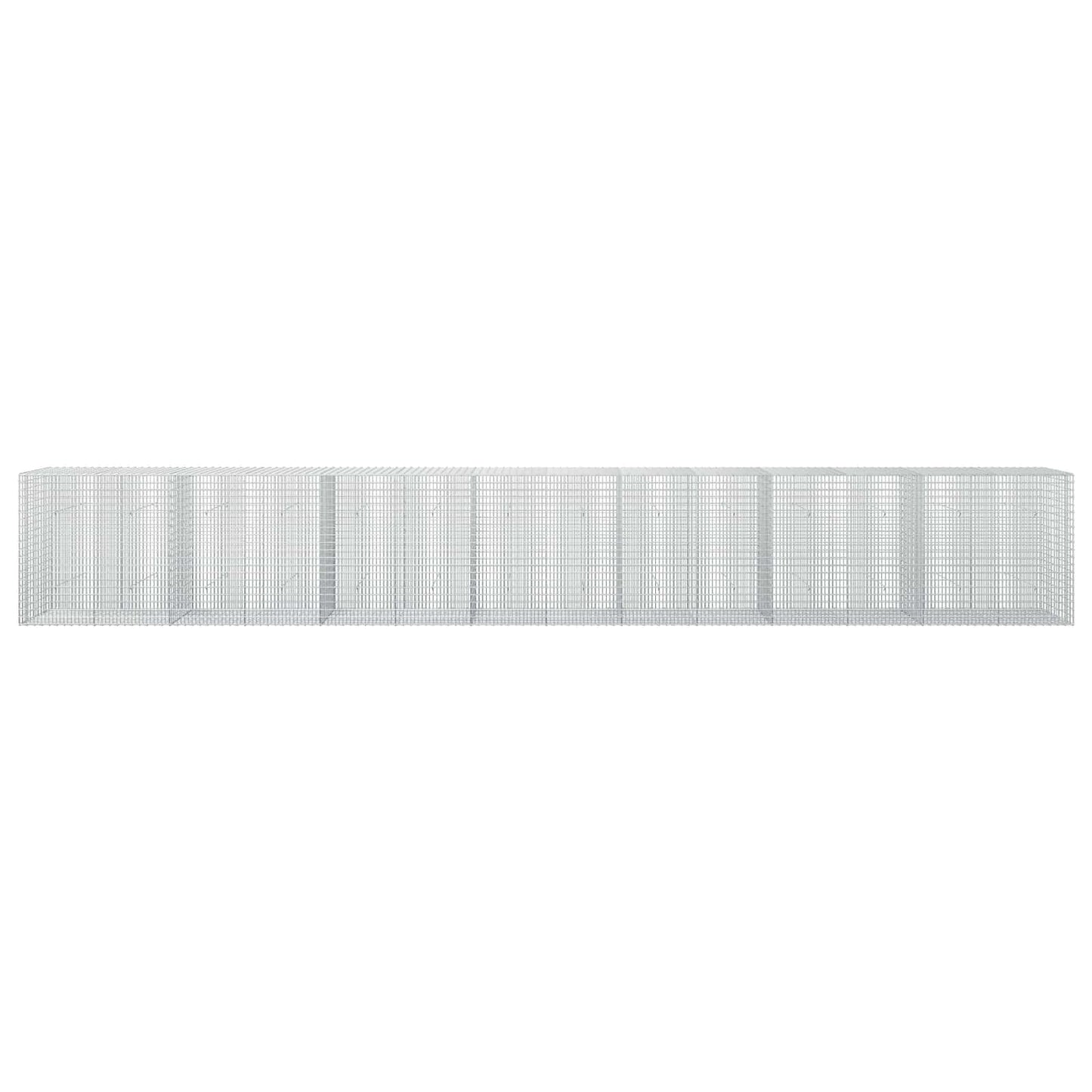 vidaXL Γκαμπιόν με σύρμα 3,5 mm και πλέγμα 5x2,5 cm 700x30x100 εκ