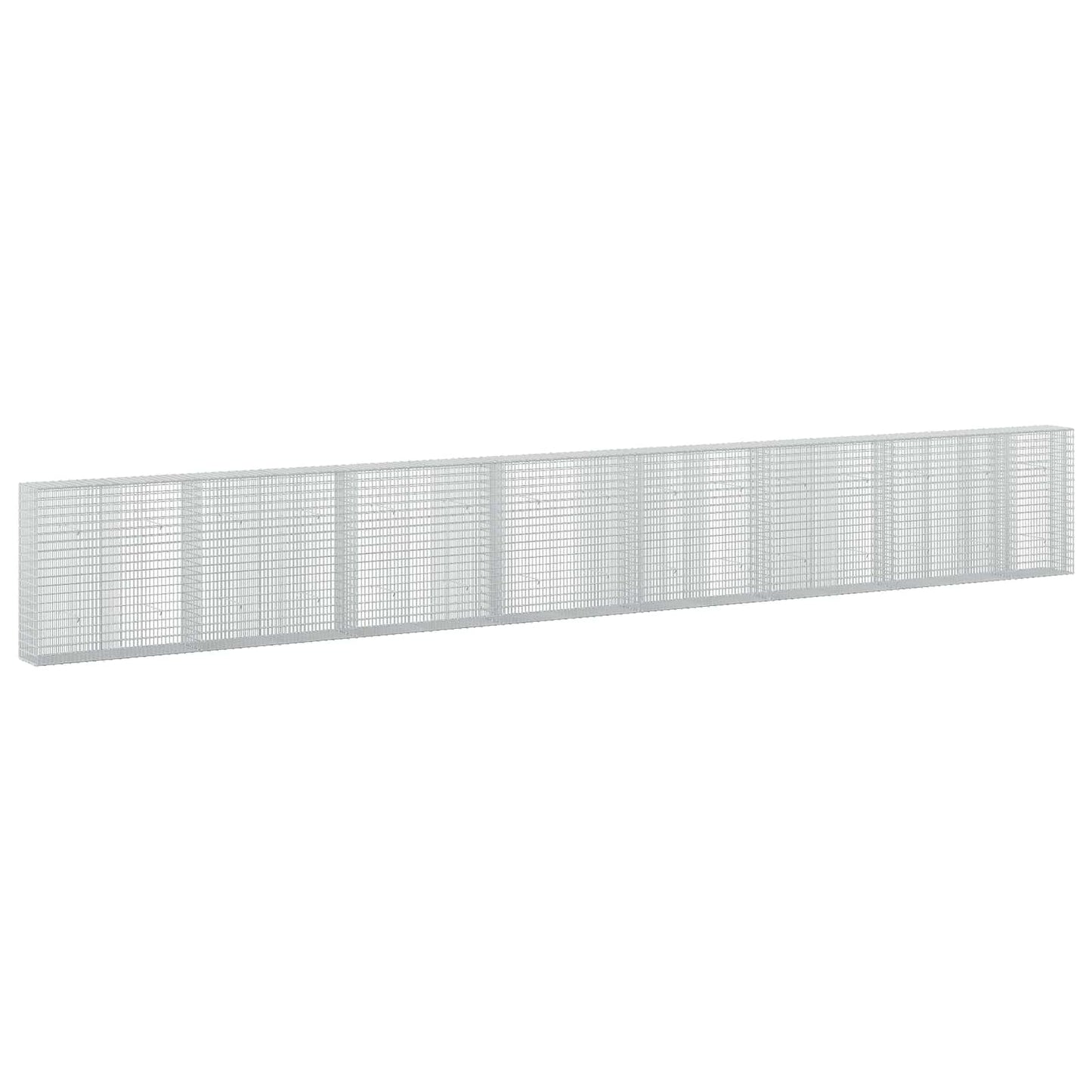 vidaXL Γκαμπιόν με σύρμα 3,5 mm και πλέγμα 5x2,5 cm 750x30x100 εκ