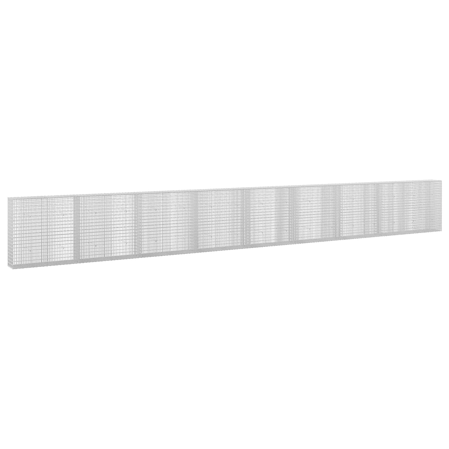 vidaXL Γκαμπιόν με σύρμα 3,5 mm και πλέγμα 5x2,5 cm 850x30x100 εκ