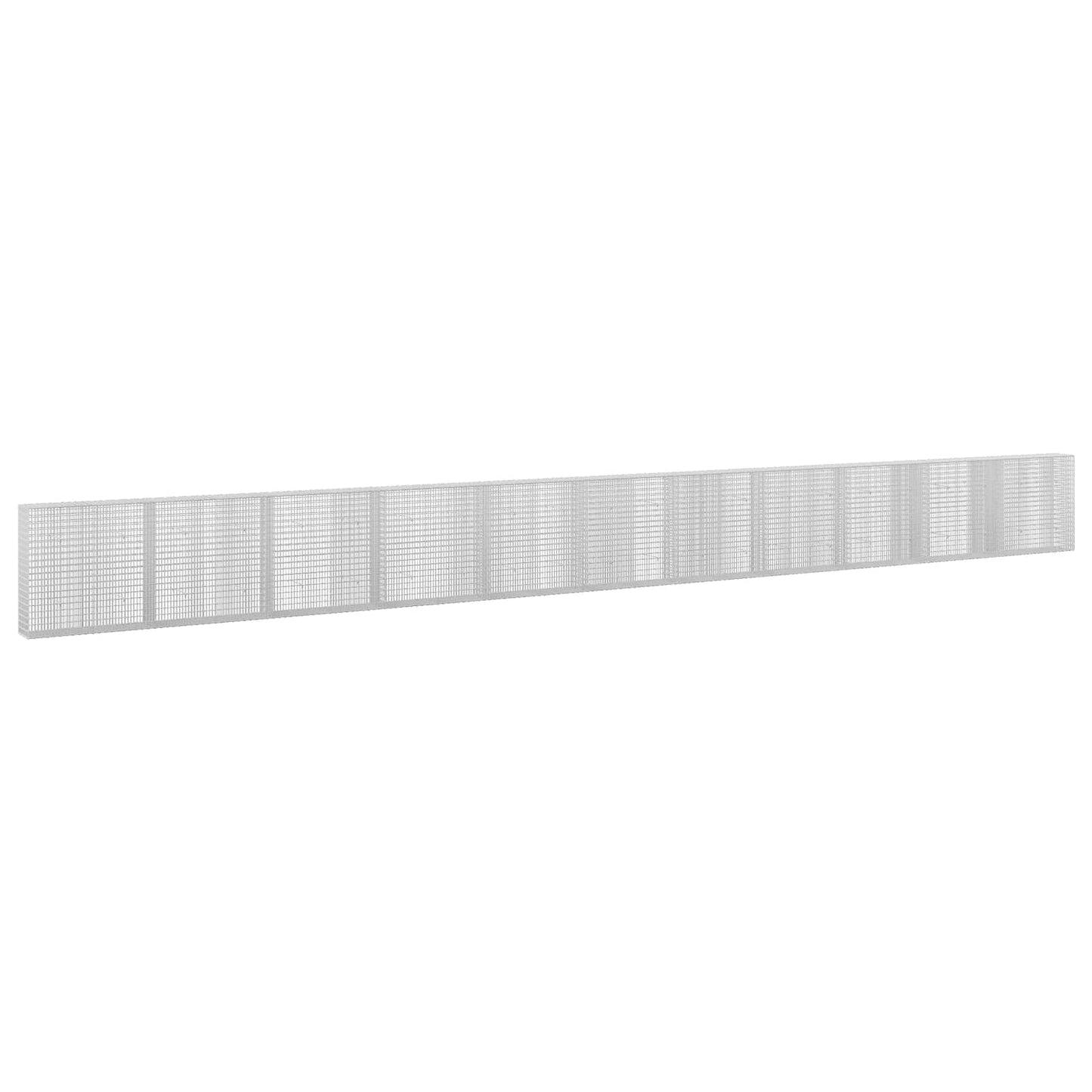 vidaXL Γκαμπιόν με σύρμα 3,5 mm και πλέγμα 5x2,5 cm 1100x30x100 εκ
