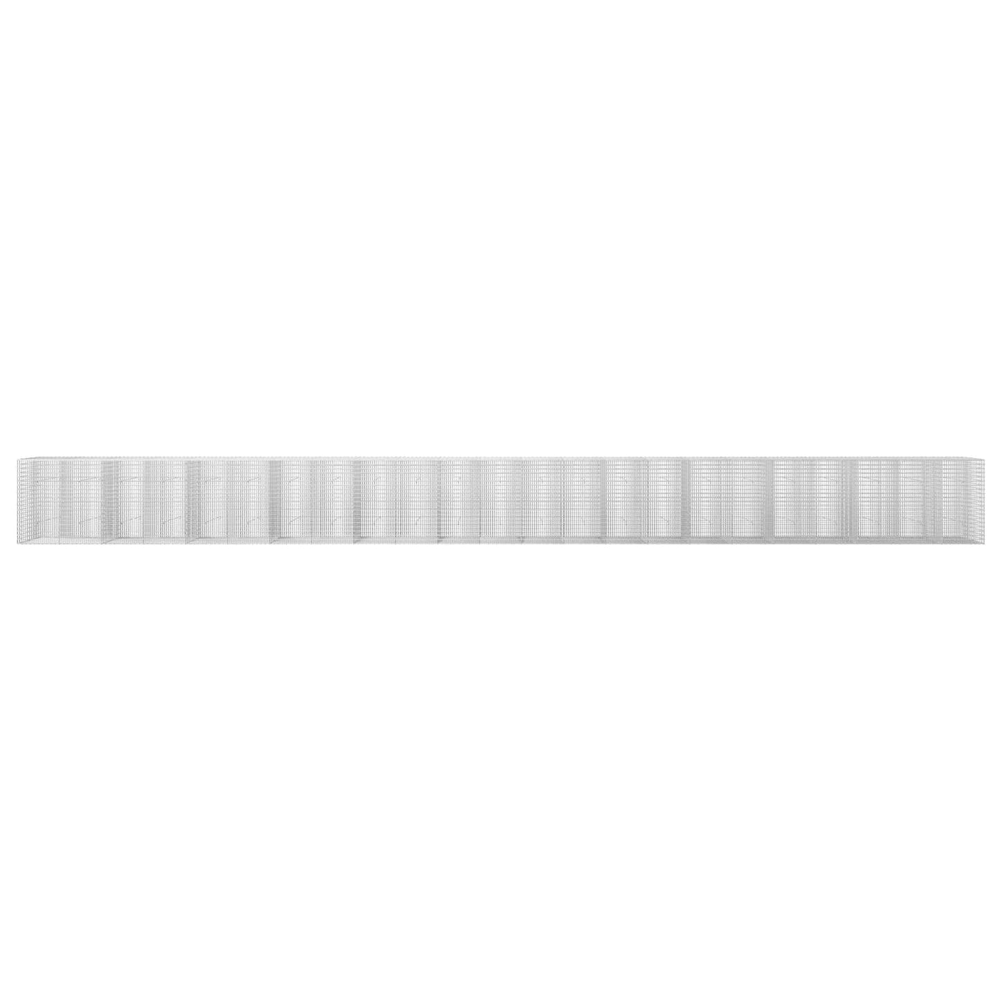 vidaXL Γκαμπιόν με σύρμα 3,5 mm και πλέγμα 5x2,5 cm 1150x30x100 εκ