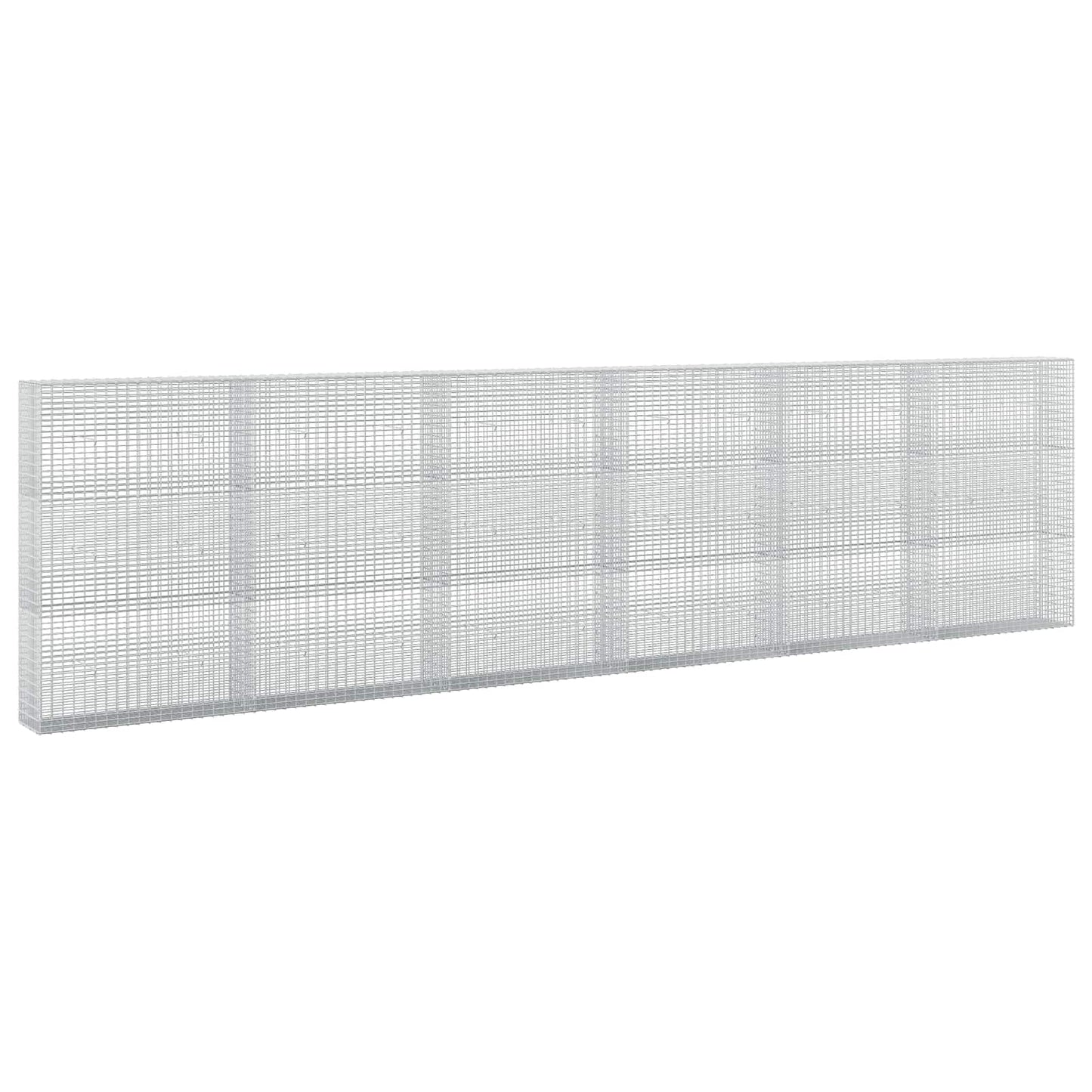vidaXL Γκαμπιόν με σύρμα 3,5 mm και πλέγμα 5x2,5 cm 600x30x150 εκ