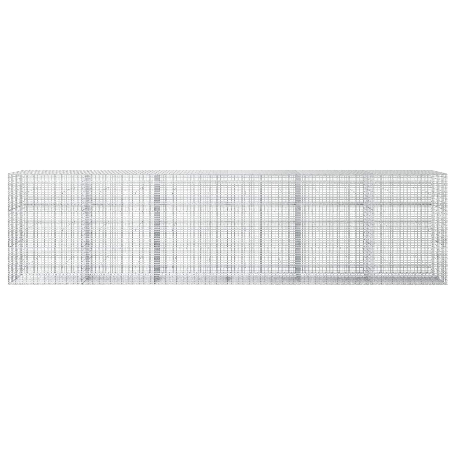 vidaXL Γκαμπιόν με σύρμα 3,5 mm και πλέγμα 5x2,5 cm 600x30x150 εκ