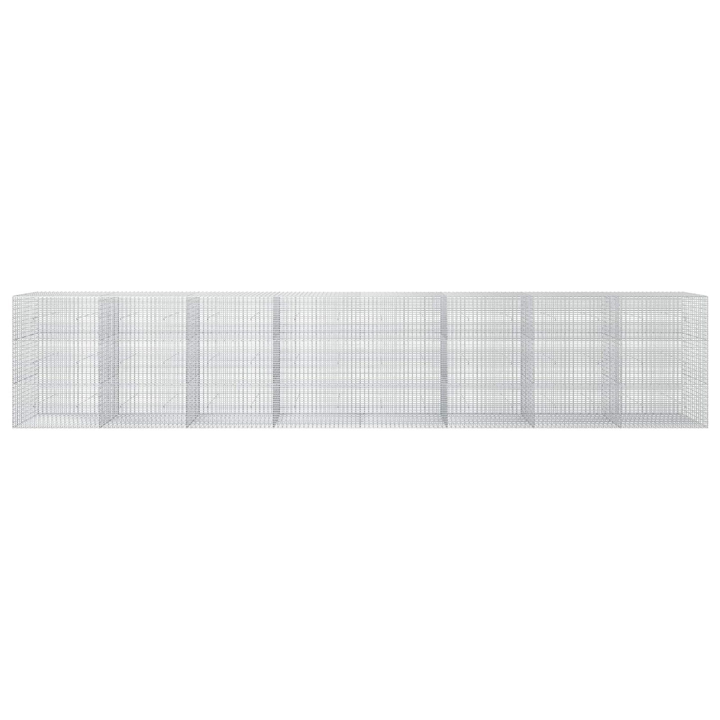 vidaXL Γκαμπιόν με σύρμα 3,5 mm και πλέγμα 5x2,5 cm 800x30x150 εκ
