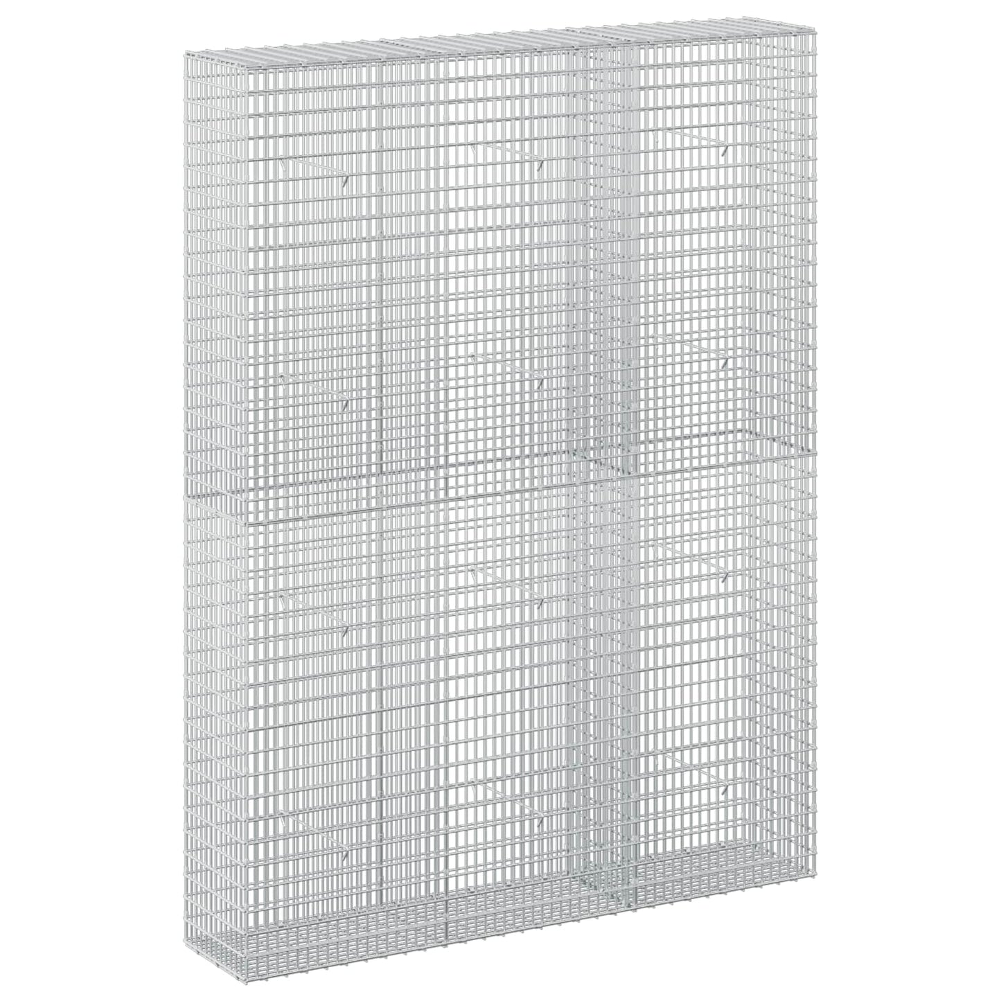 vidaXL Γκαμπιόν με σύρμα 3,5 mm και πλέγμα 5x2,5 cm 150x30x200 εκ