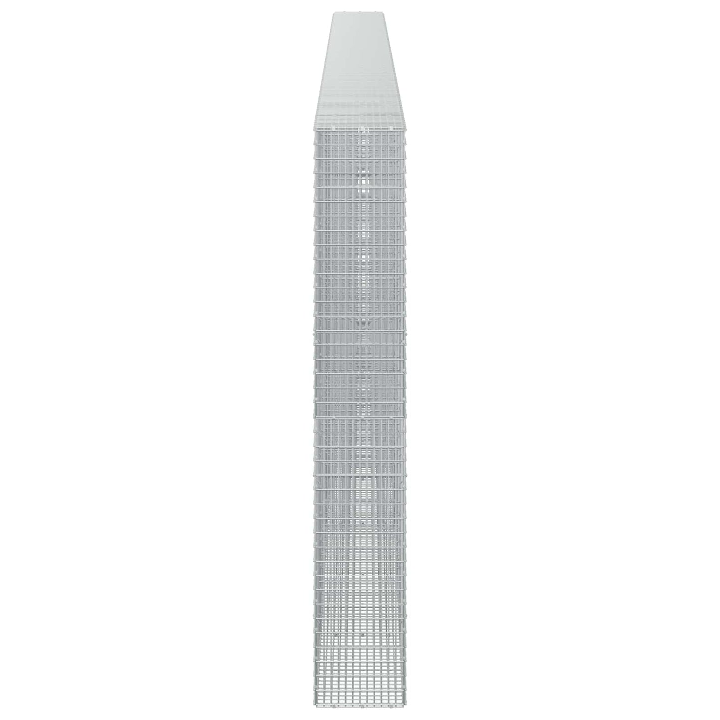 vidaXL Γκαμπιόν με σύρμα 3,5 mm και πλέγμα 5x2,5 cm 900x30x200 εκ