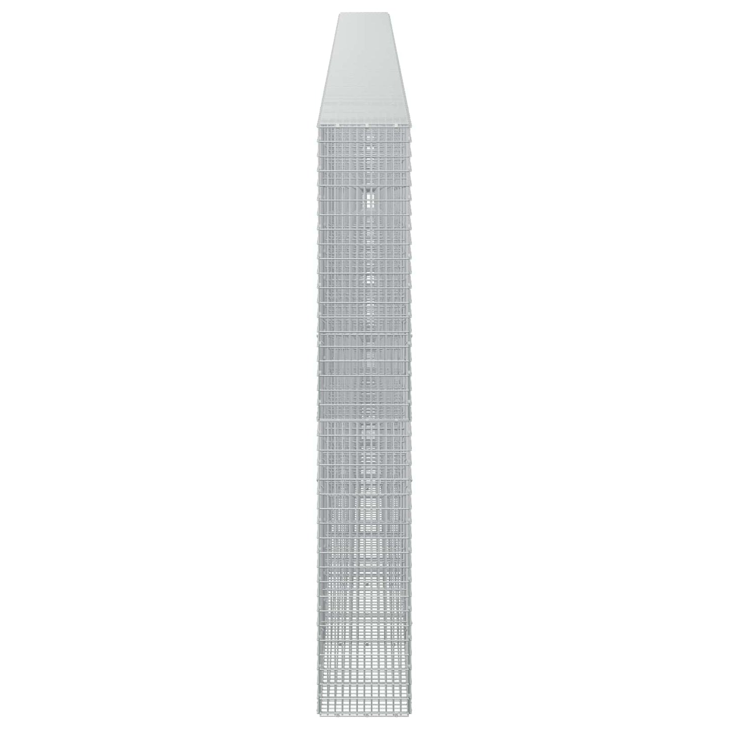 vidaXL Γκαμπιόν με σύρμα 3,5 χλστ και πλέγμα 5x2,5 εκ 950x30x200 εκ