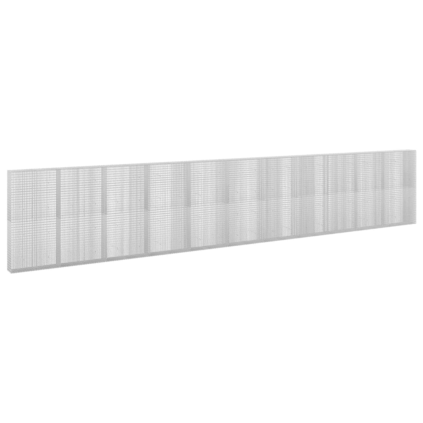 vidaXL Γκαμπιόν με σύρμα 3,5 mm και πλέγμα 5x2,5 cm 1100x30x200 εκ