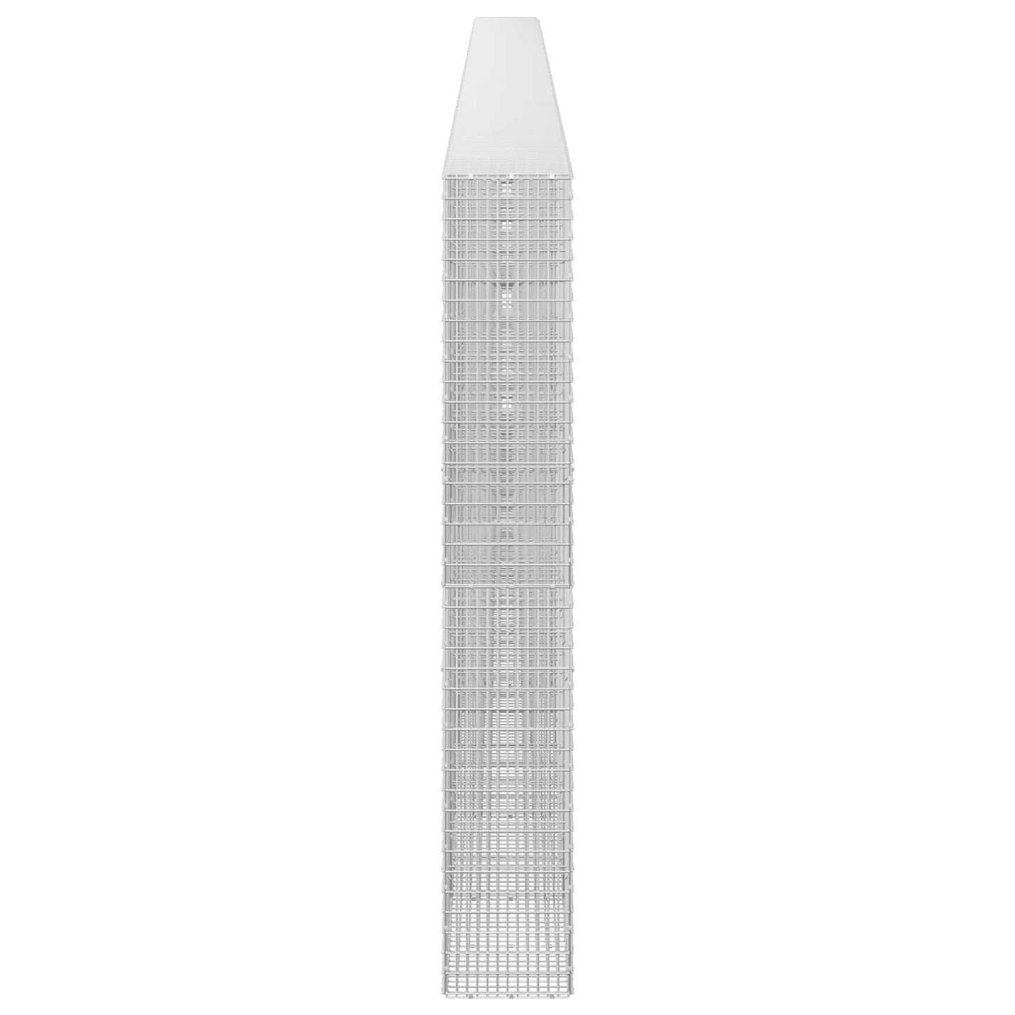 vidaXL Γκαμπιόν με σύρμα 3,5 mm και πλέγμα 5x2,5 cm 1100x30x200 εκ