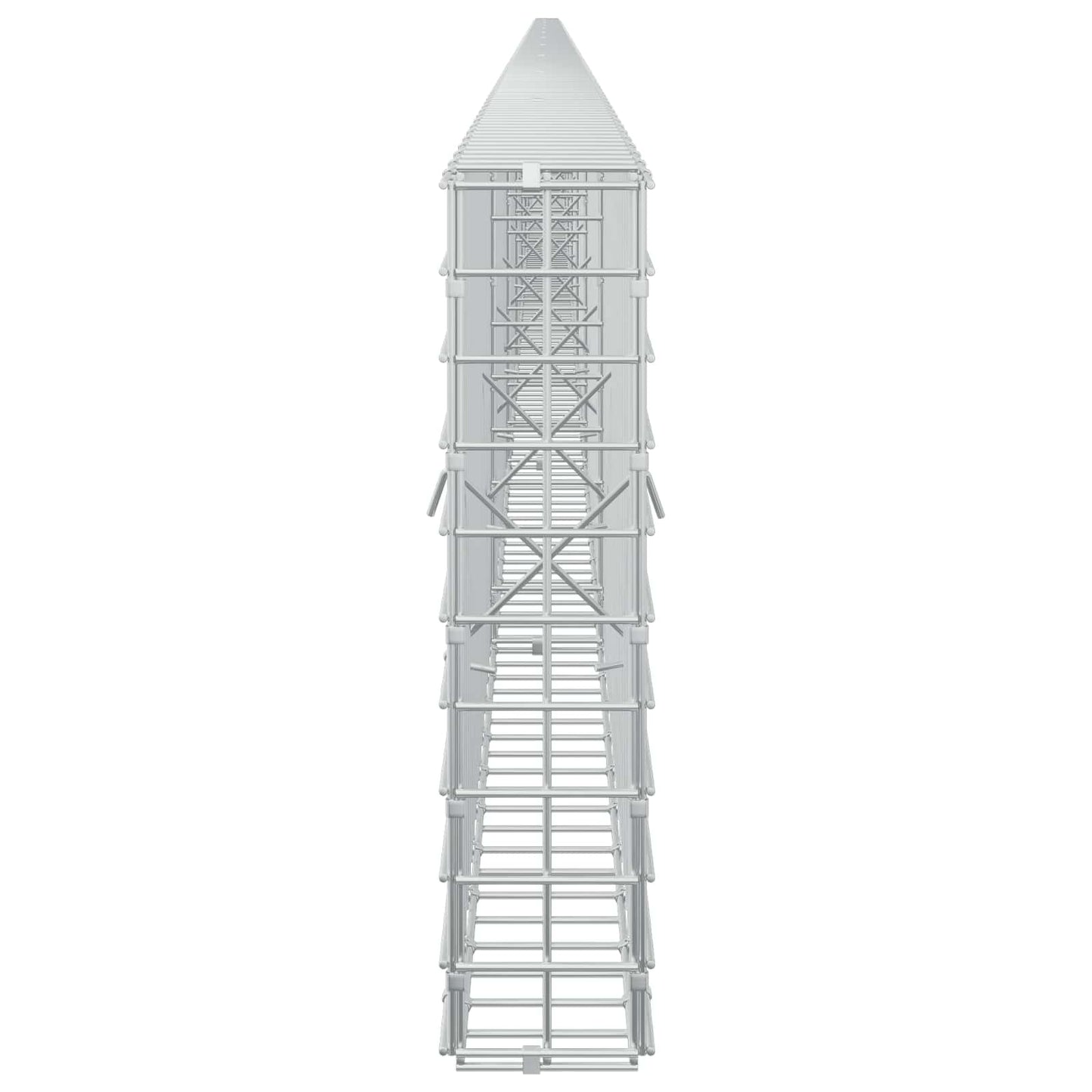 vidaXL Γκαμπιόν με Σύρμα 3,5 mm και Πλέγμα 5x5 cm 1100x10x50 εκ