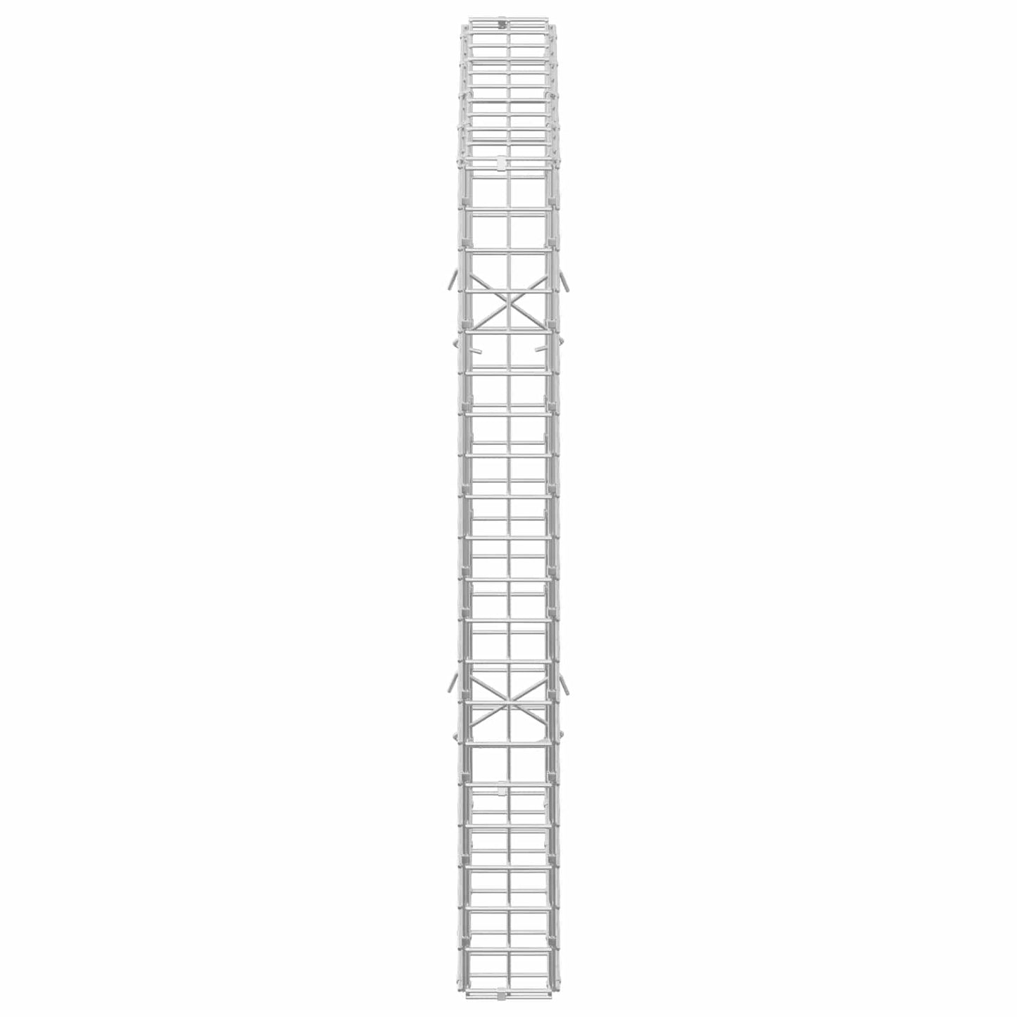 vidaXL Γκαμπιόν με Σύρμα 3,5 mm και Πλέγμα 5x5 cm 50x10x100 εκ