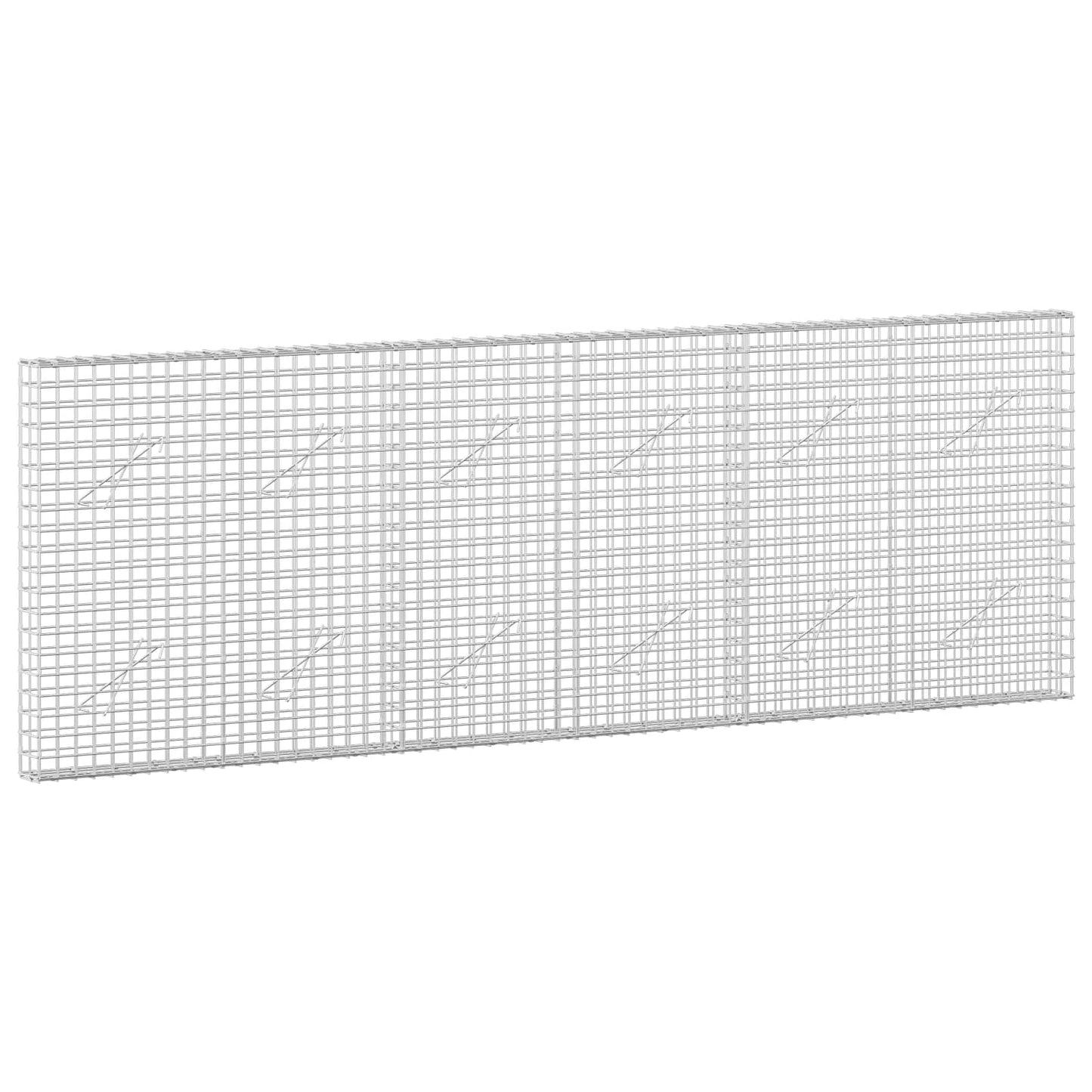 vidaXL Γκαμπιόν με Σύρμα 3,5 mm και Πλέγμα 5x5 cm 300x10x100 εκ