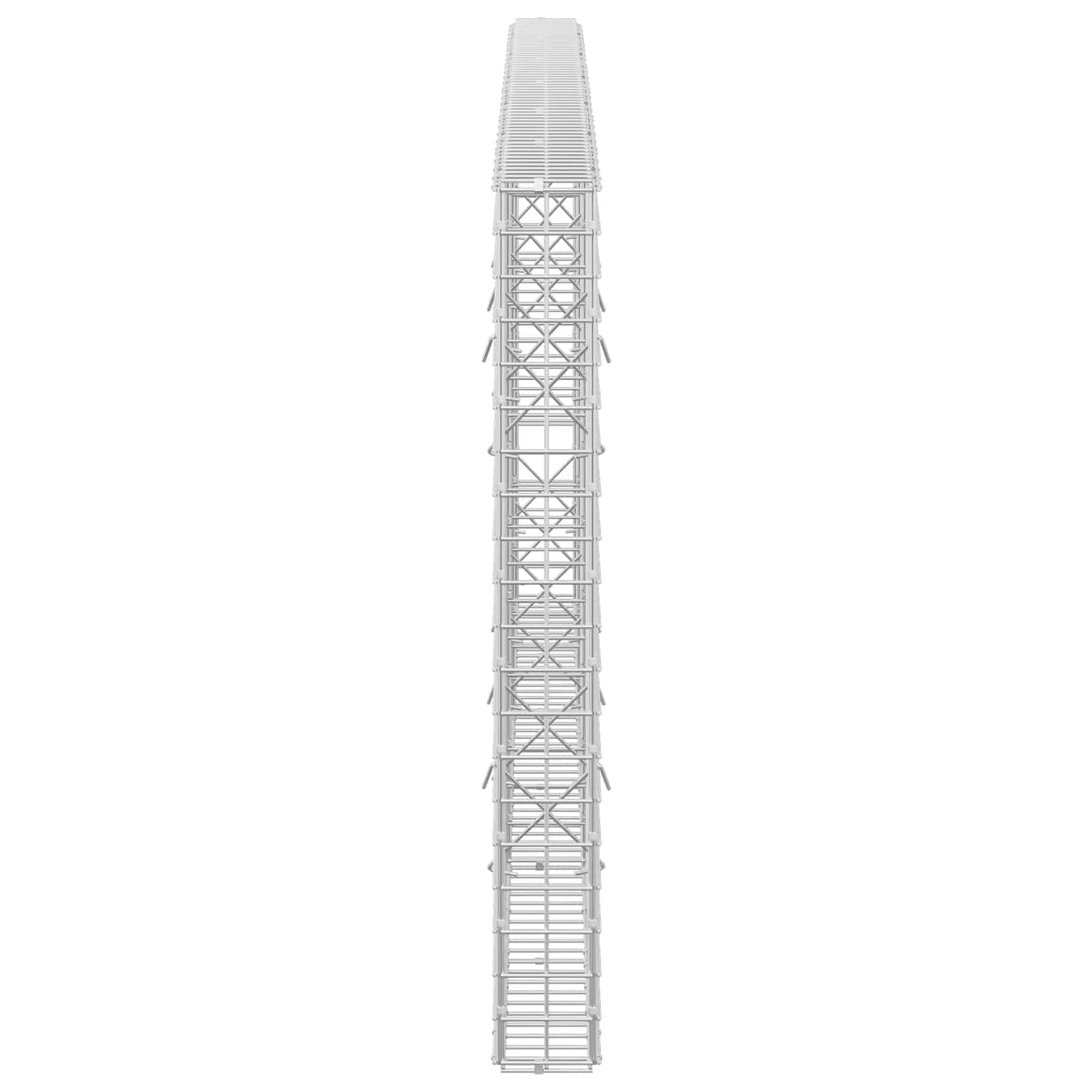 vidaXL Γκαμπιόν με Σύρμα 3,5 mm και Πλέγμα 5x5 cm 300x10x100 εκ