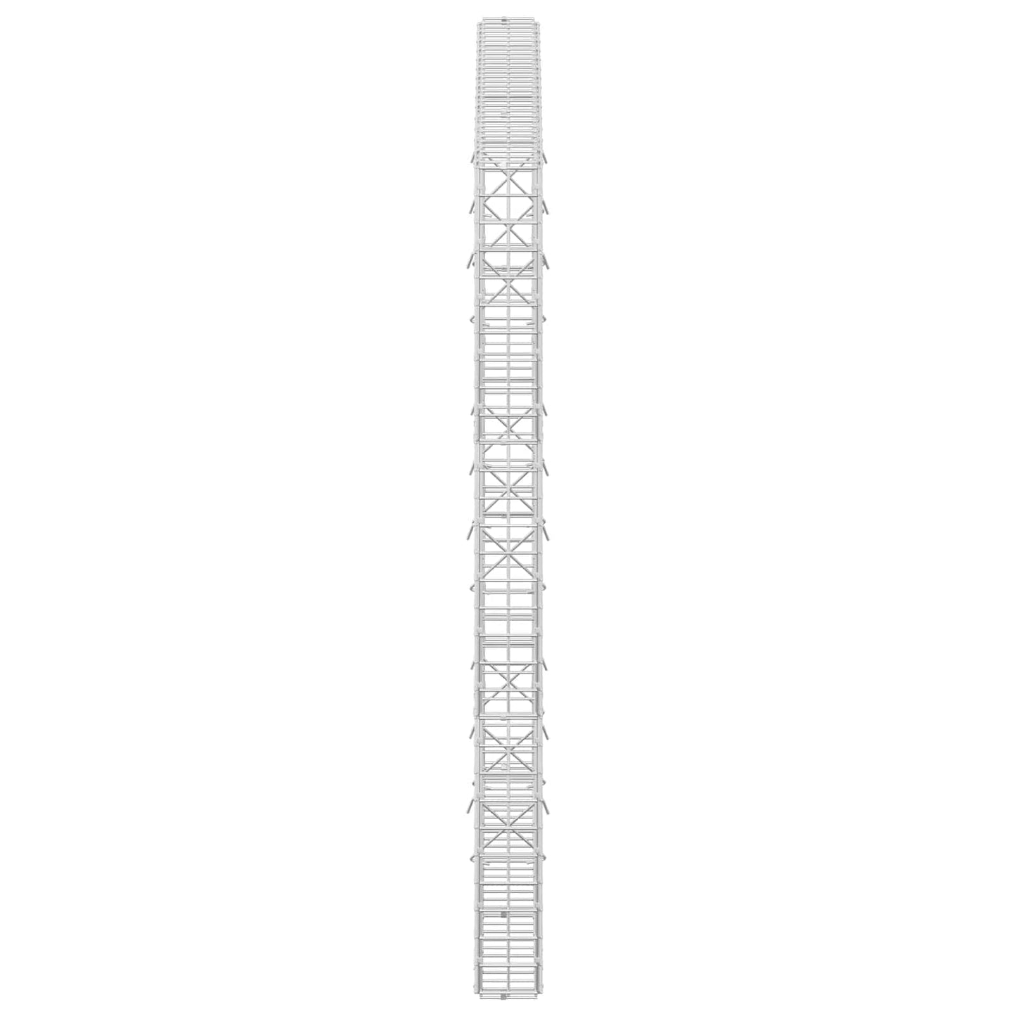 vidaXL Γκαμπιόν με Σύρμα 3,5 mm και Πλέγμα 5x5 cm 150x10x150 εκ