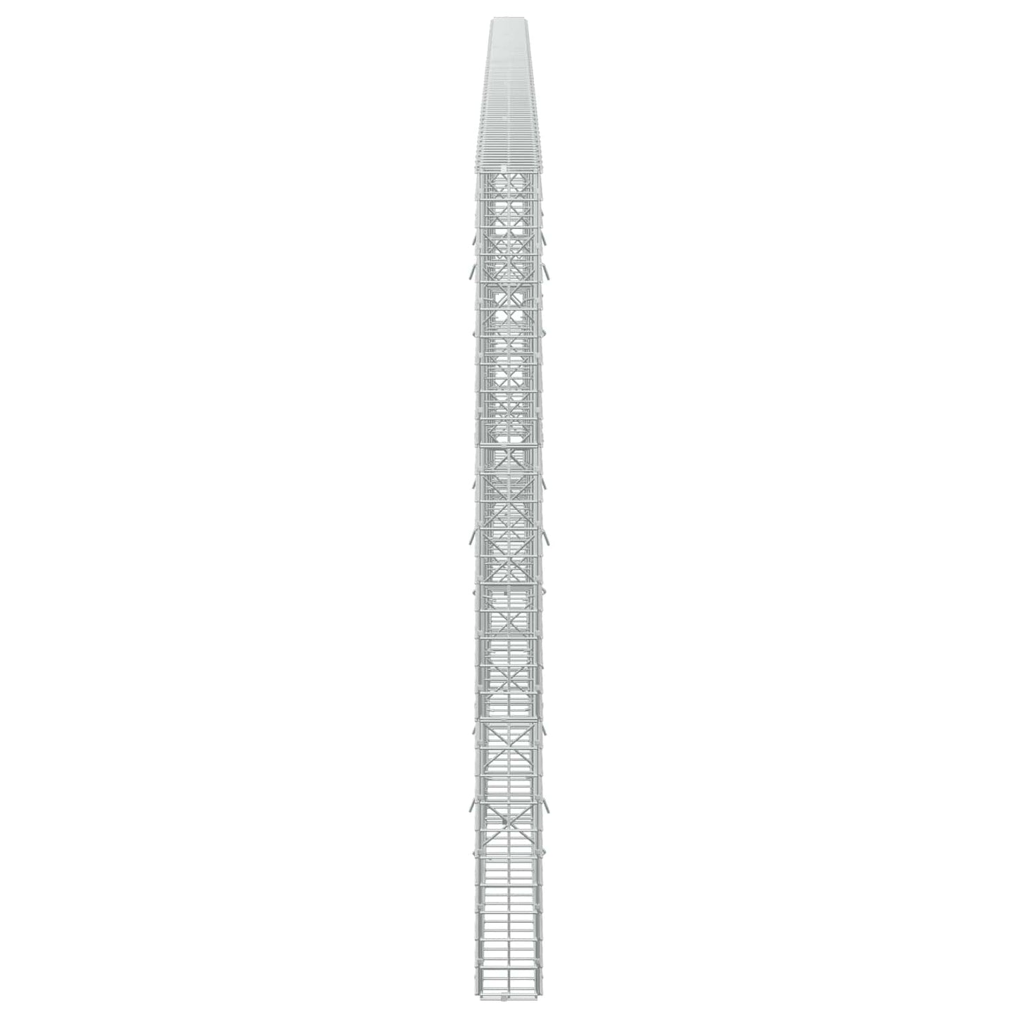 vidaXL Γκαμπιόν με Σύρμα 3,5 mm και Πλέγμα 5x5 cm 500x10x150 εκ