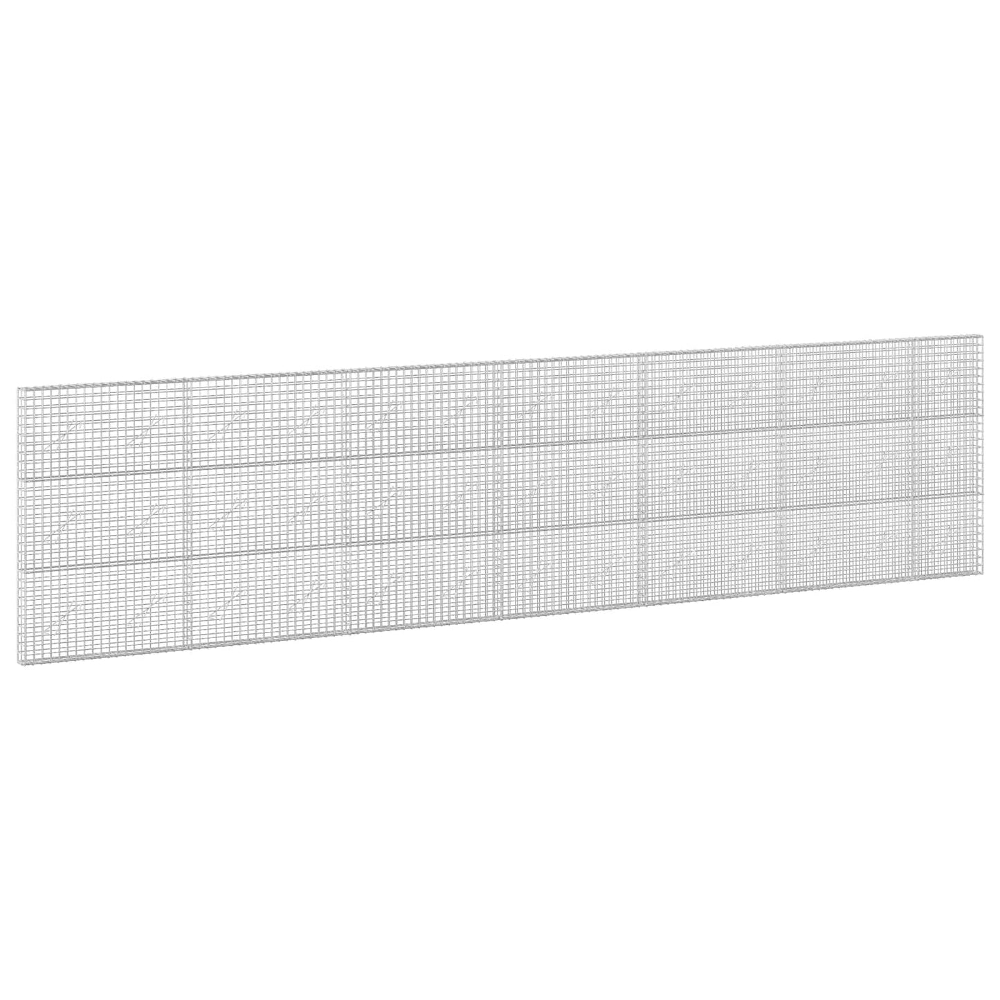 vidaXL Γκαμπιόν με Σύρμα 3,5 mm και Πλέγμα 5x5 cm 650x10x150 εκ