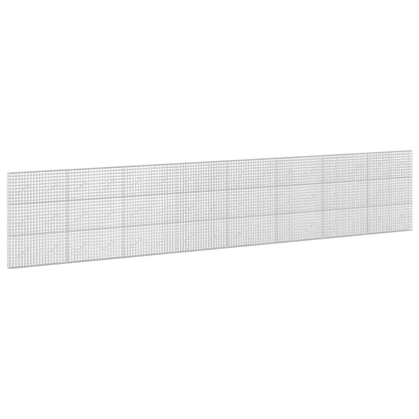 vidaXL Γκαμπιόν με Σύρμα 3,5 mm και Πλέγμα 5x5 cm 800x10x150 εκ