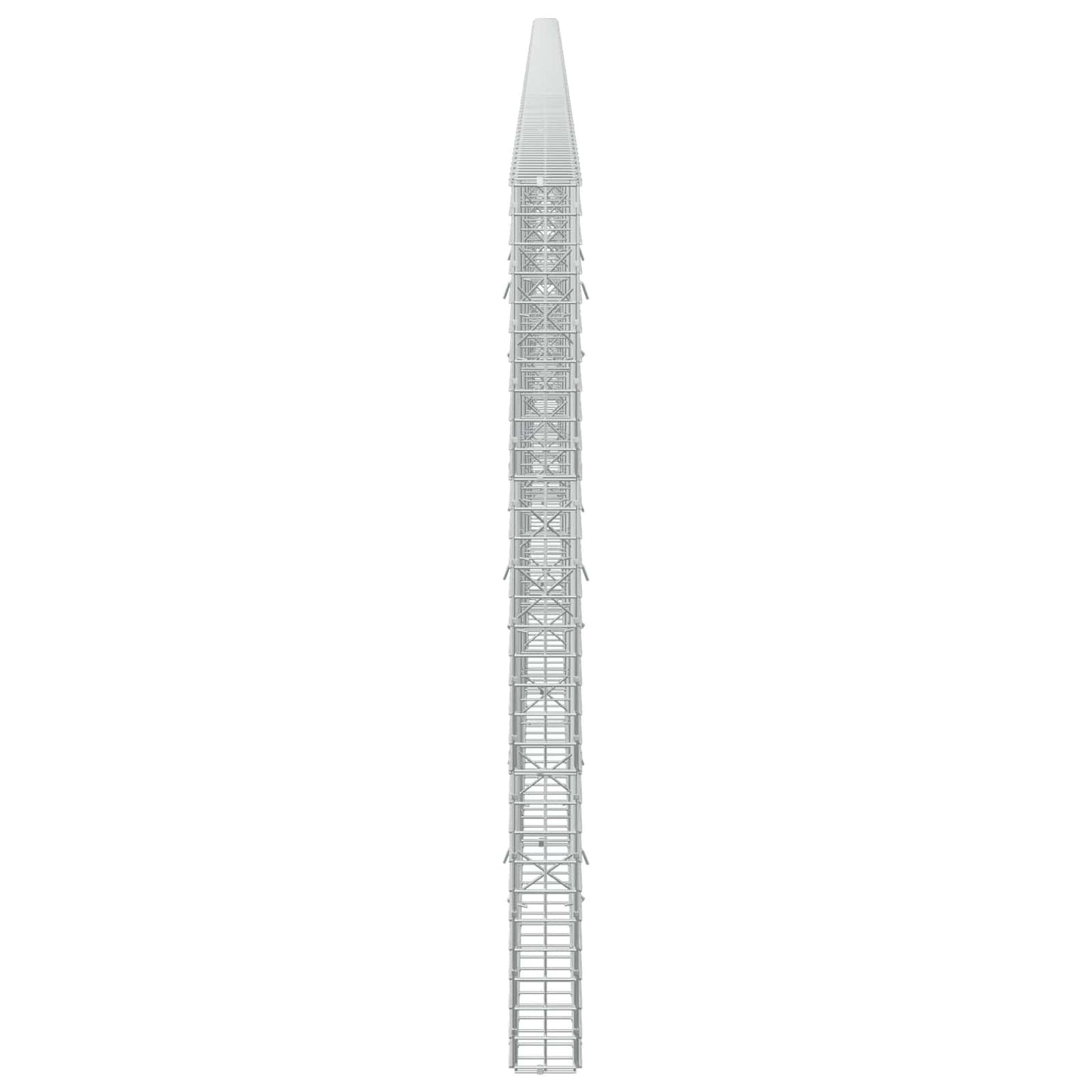 vidaXL Γκαμπιόν με Σύρμα 3,5 mm και Πλέγμα 5x5 cm 800x10x150 εκ