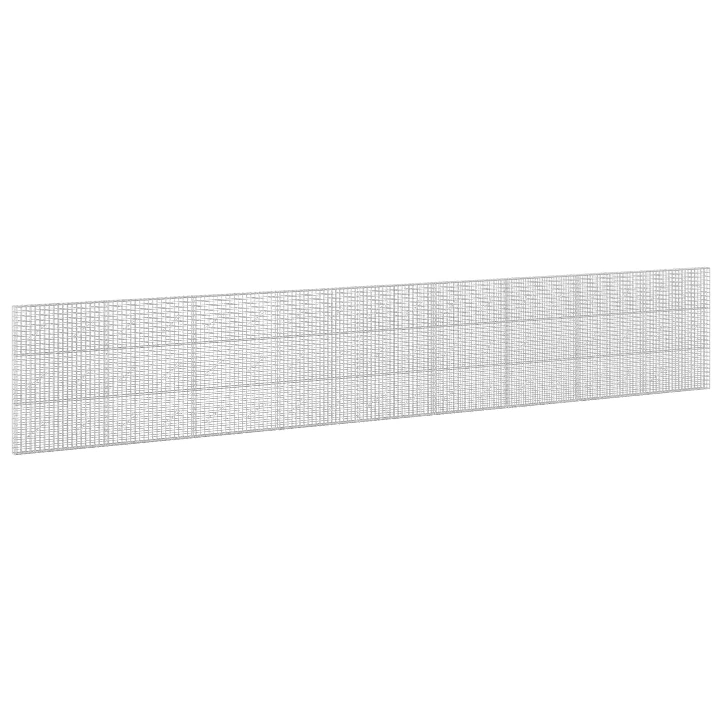 vidaXL Γκαμπιόν με Σύρμα 3,5 mm και Πλέγμα 5x5 cm 900x10x150 εκ