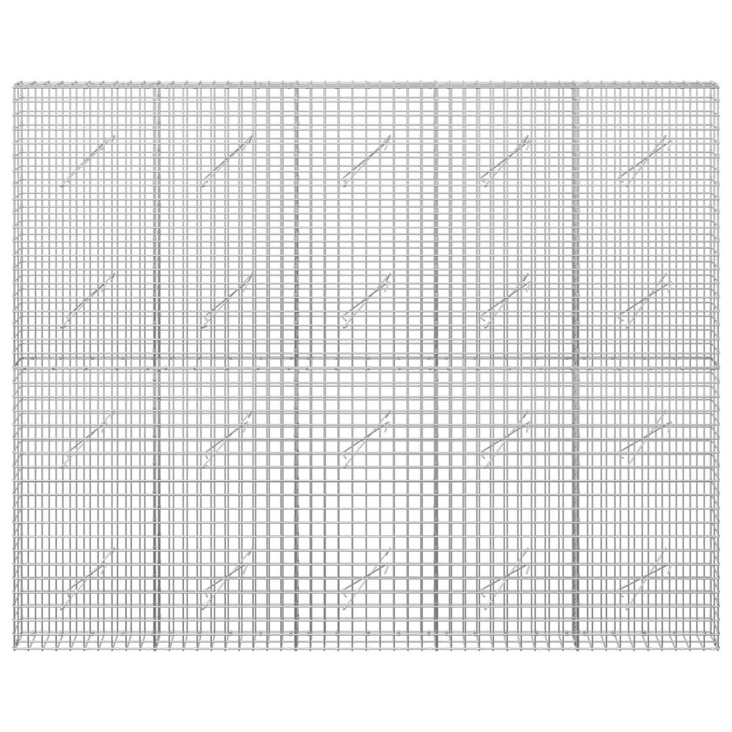 vidaXL Γκαμπιόν με Σύρμα 3,5 mm και Πλέγμα 5x5 cm 250x10x200 εκ.