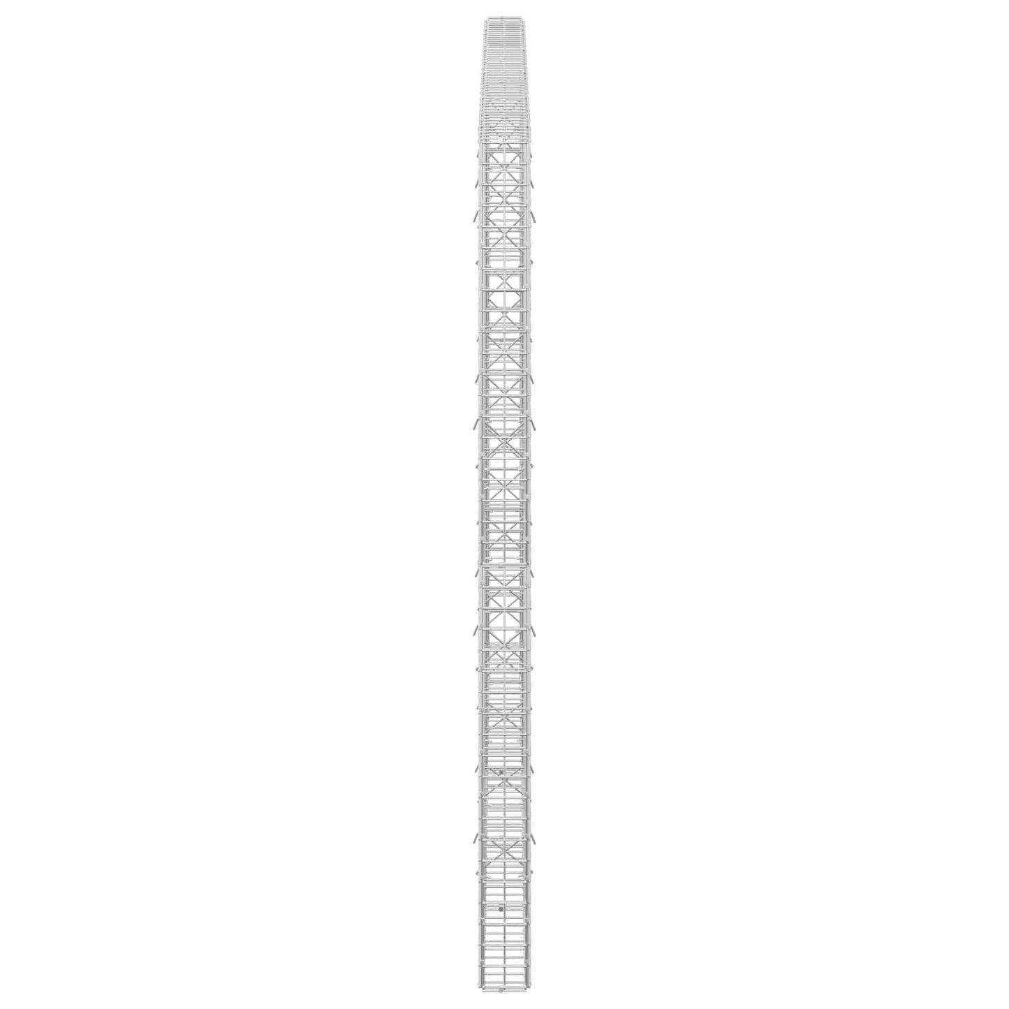 vidaXL Γκαμπιόν με Σύρμα 3,5 mm και Πλέγμα 5x5 cm 250x10x200 εκ.