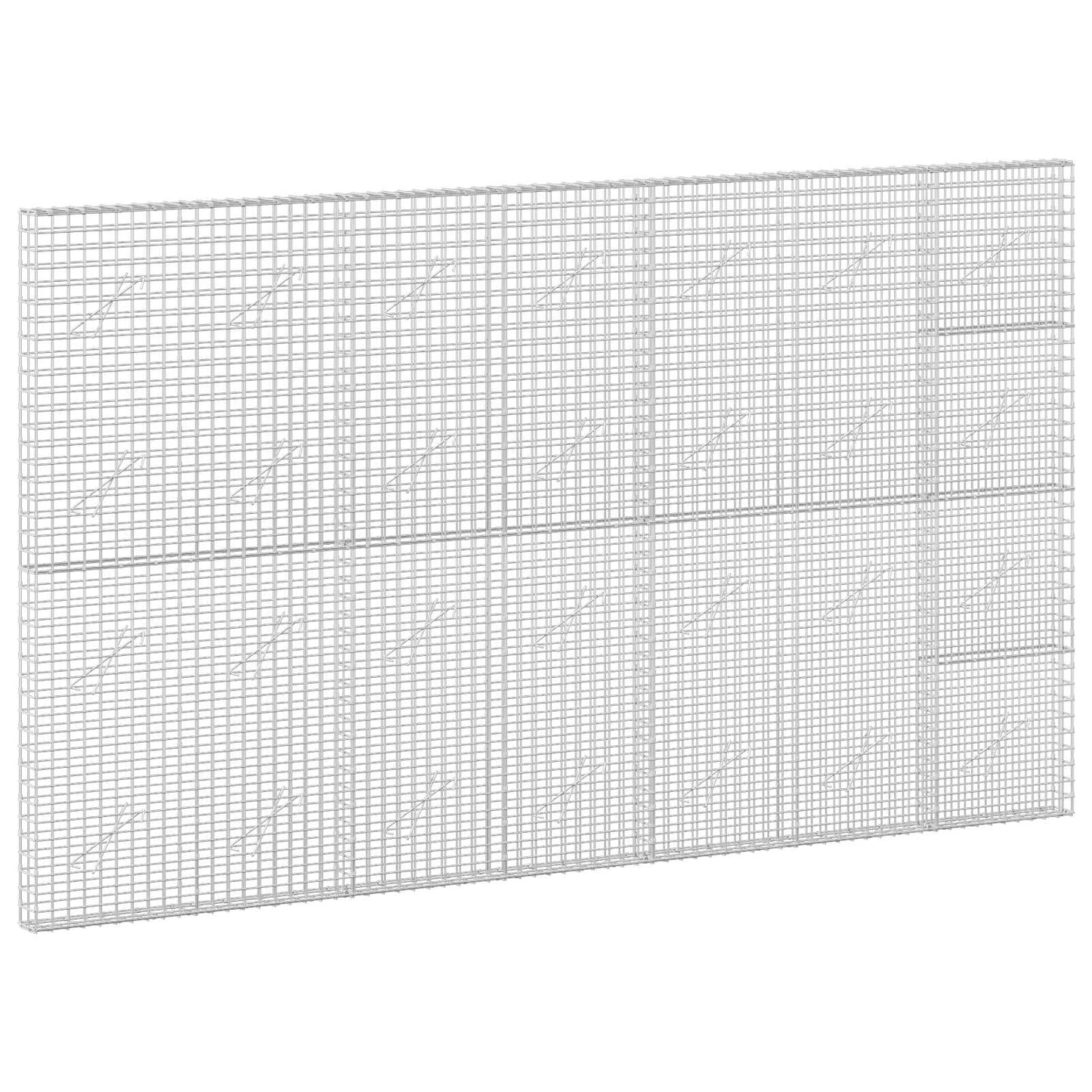 vidaXL Γκαμπιόν με Σύρμα 3,5 mm και Πλέγμα 5x5 cm 350x10x200 εκ.
