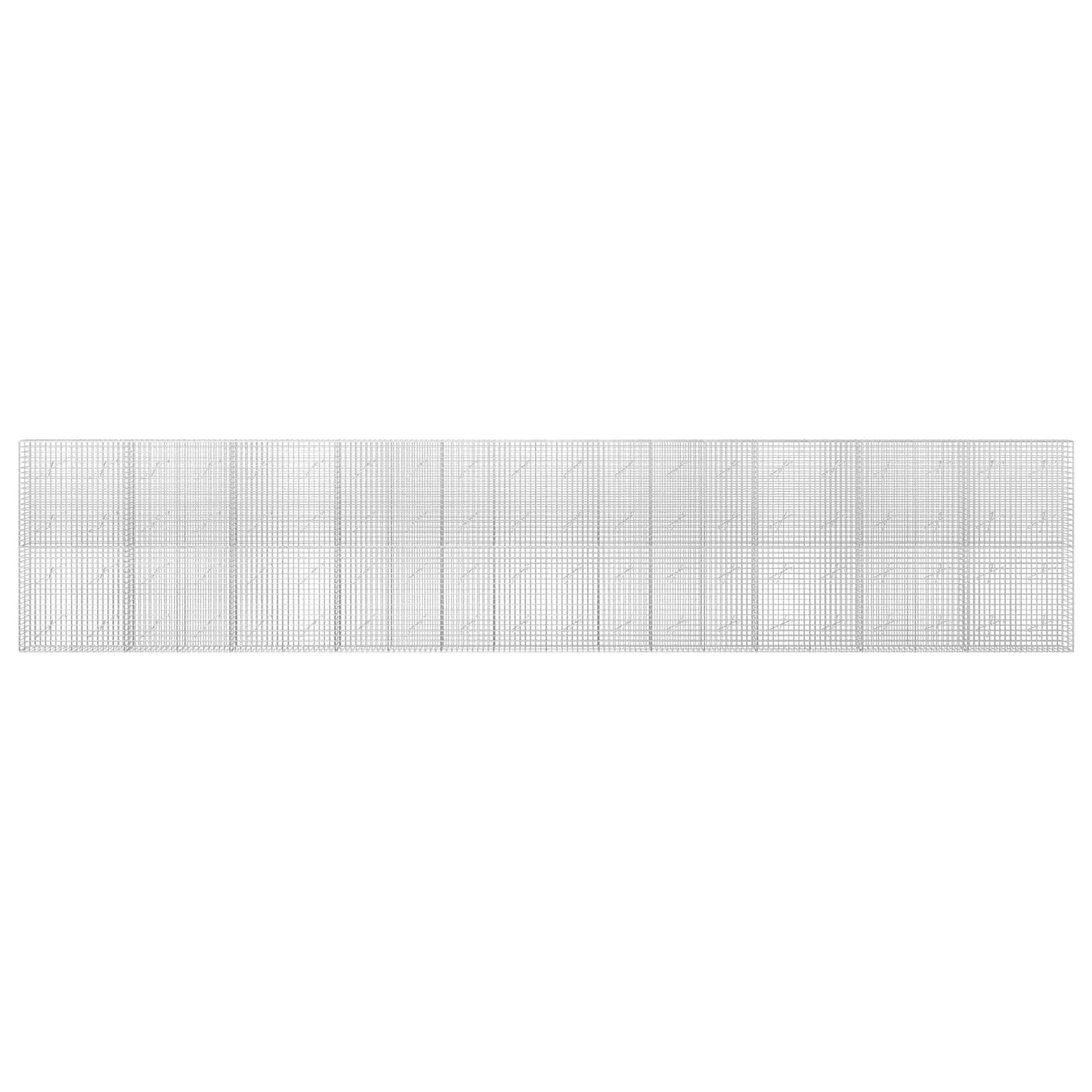vidaXL Γκαμπιόν με Σύρμα 3,5 mm και Πλέγμα 5x5 cm 1000x10x200 εκ