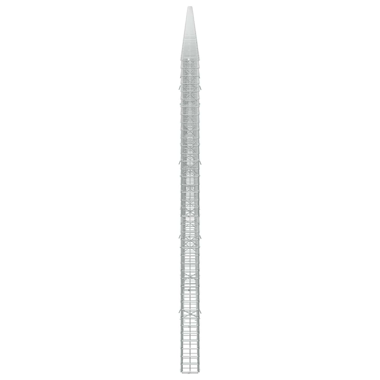 vidaXL Γκαμπιόν με Σύρμα 3,5 mm και Πλέγμα 5x5 cm 1200x10x200 εκ