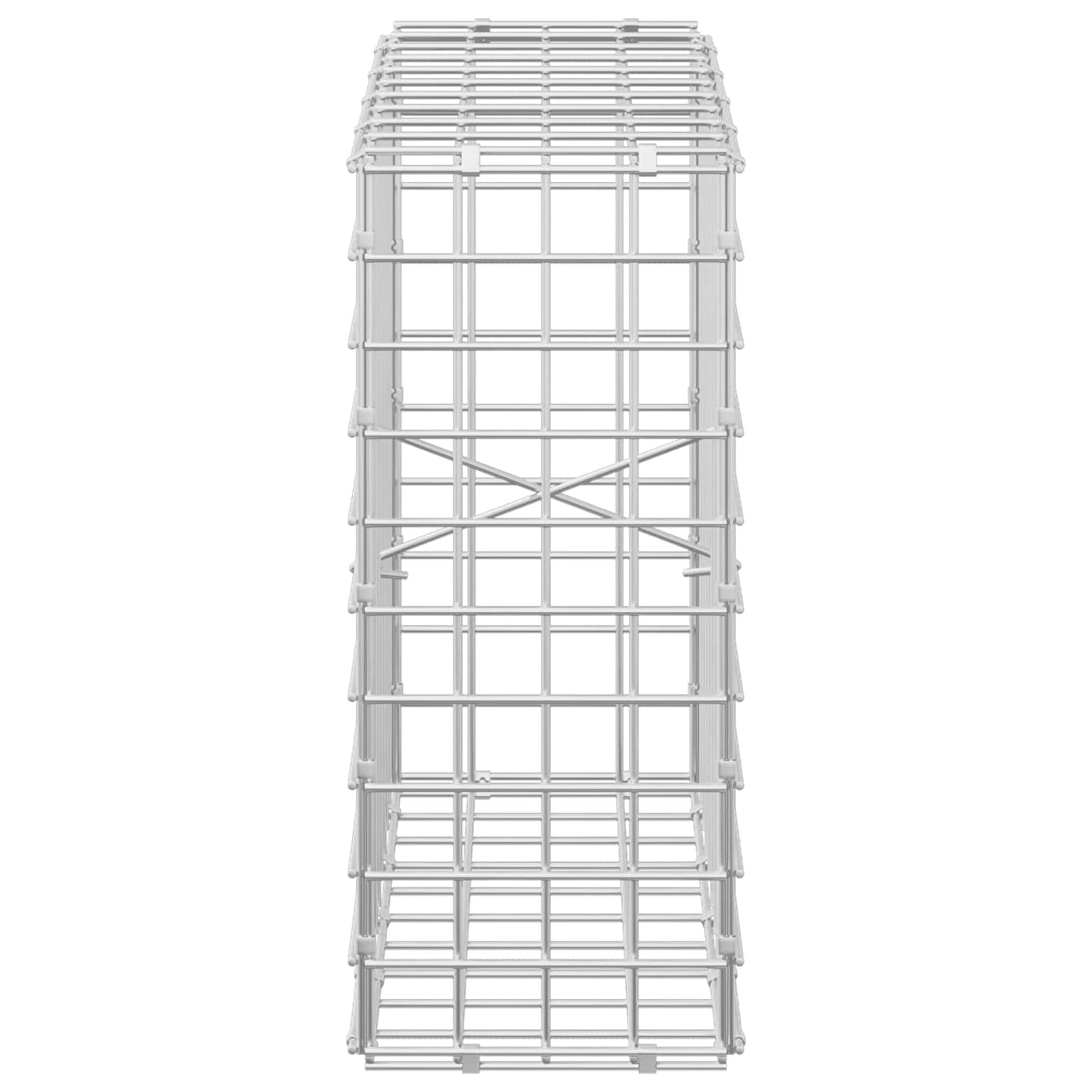 vidaXL Γκαμπιόν με Σύρμα 3,5 mm και Πλέγμα 5x5 cm 50x20x50 εκ