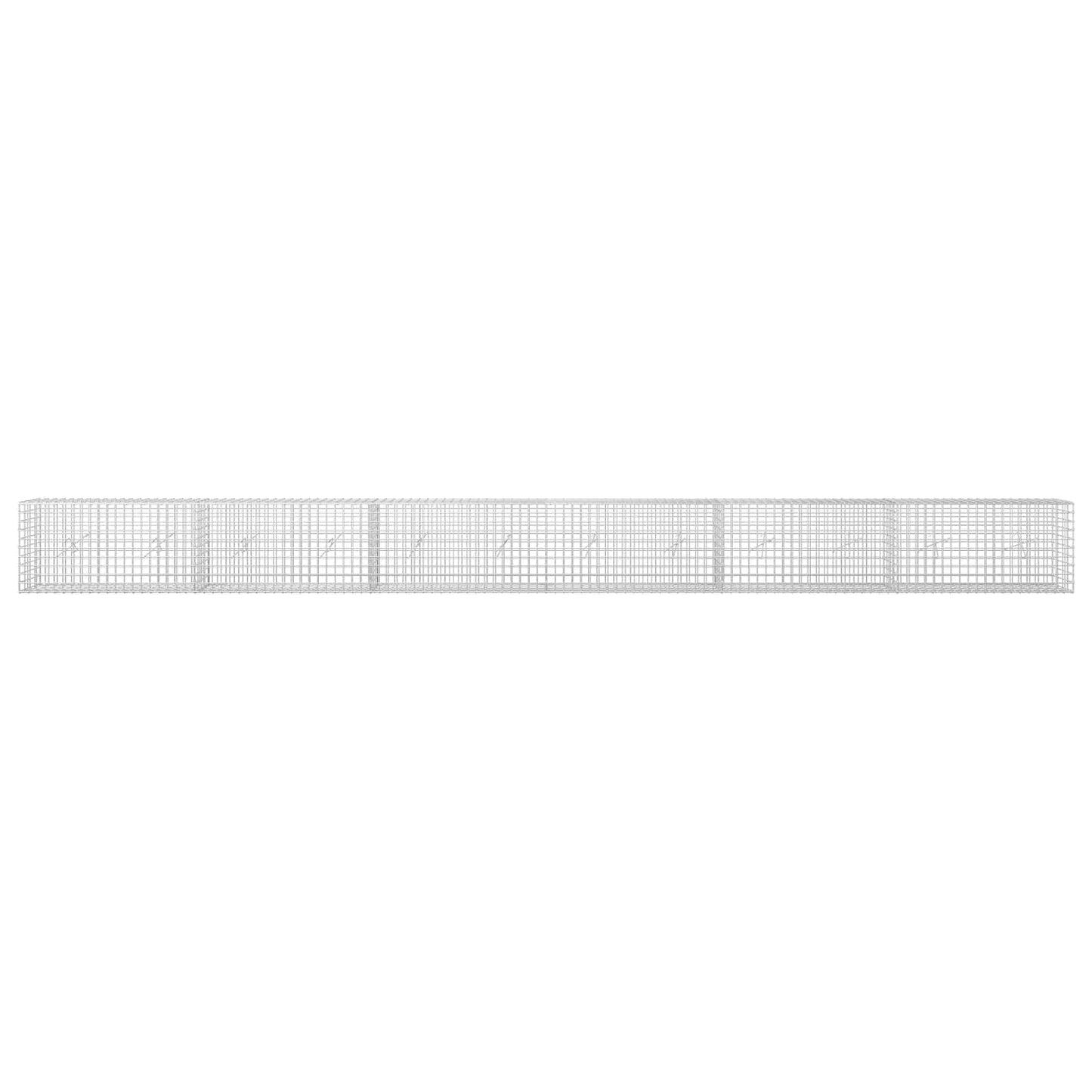 vidaXL Γκαμπιόν με Σύρμα 3,5 mm και Πλέγμα 5x5 cm 600x20x50 εκ