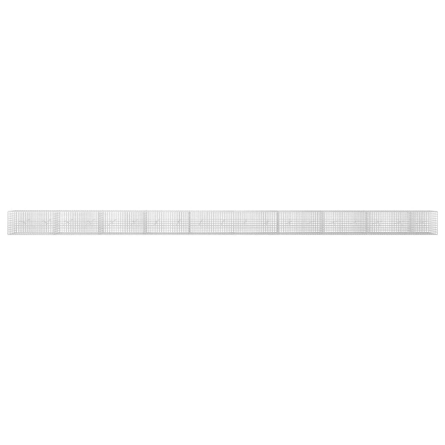 vidaXL Γκαμπιόν με Σύρμα 3,5 mm και Πλέγμα 5x5 cm 950x20x50 εκ
