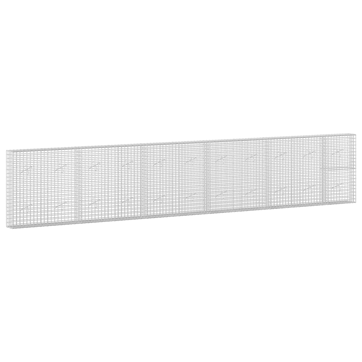 vidaXL Γκαμπιόν με Σύρμα 3,5 mm και Πλέγμα 5x5 cm 550x20x100 εκ.