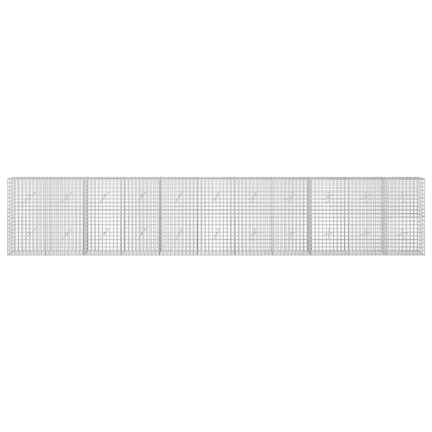 vidaXL Γκαμπιόν με Σύρμα 3,5 mm και Πλέγμα 5x5 cm 550x20x100 εκ.