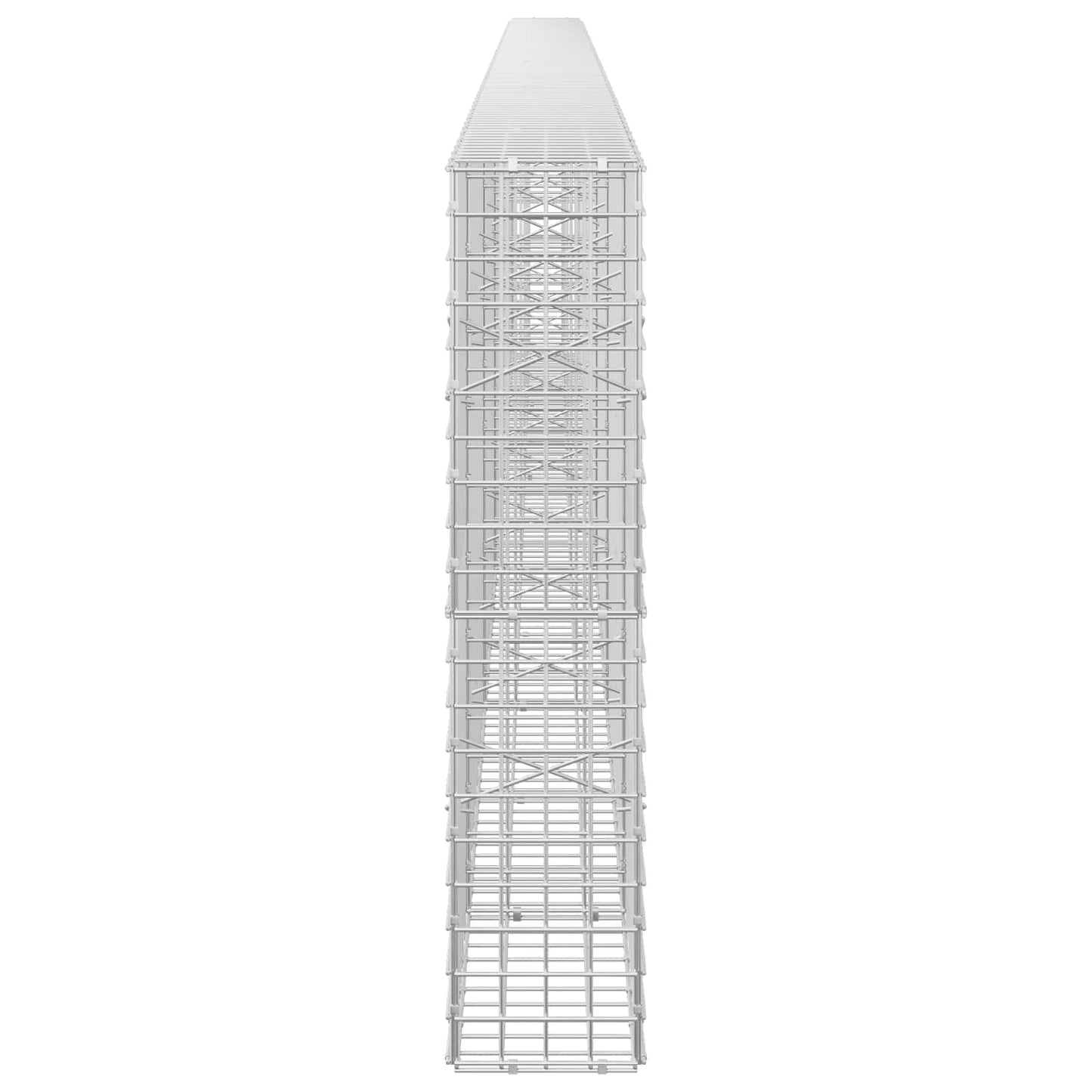 vidaXL Γκαμπιόν με Σύρμα 3,5 mm και Πλέγμα 5x5 cm 550x20x100 εκ.