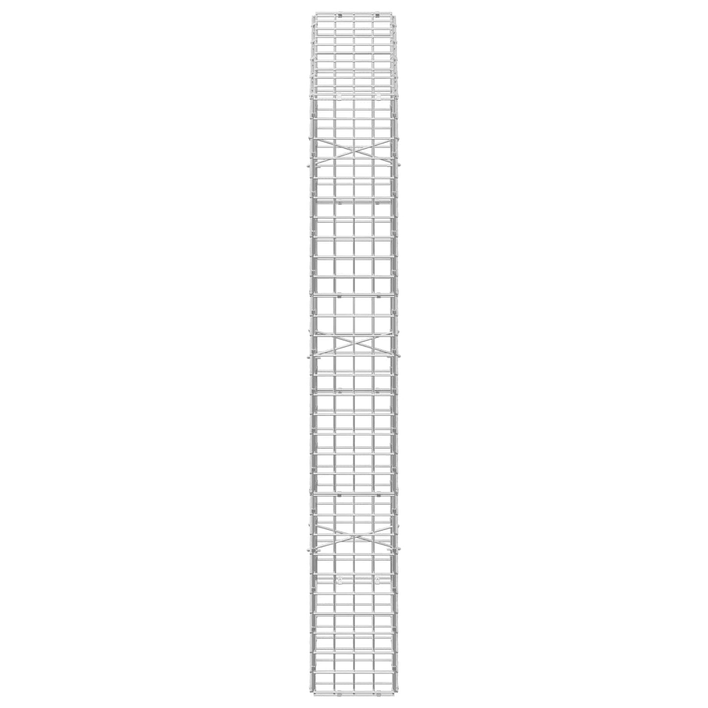 vidaXL Γκαμπιόν με Σύρμα 3,5 mm και Πλέγμα 5x5 cm 50x20x150 εκ.
