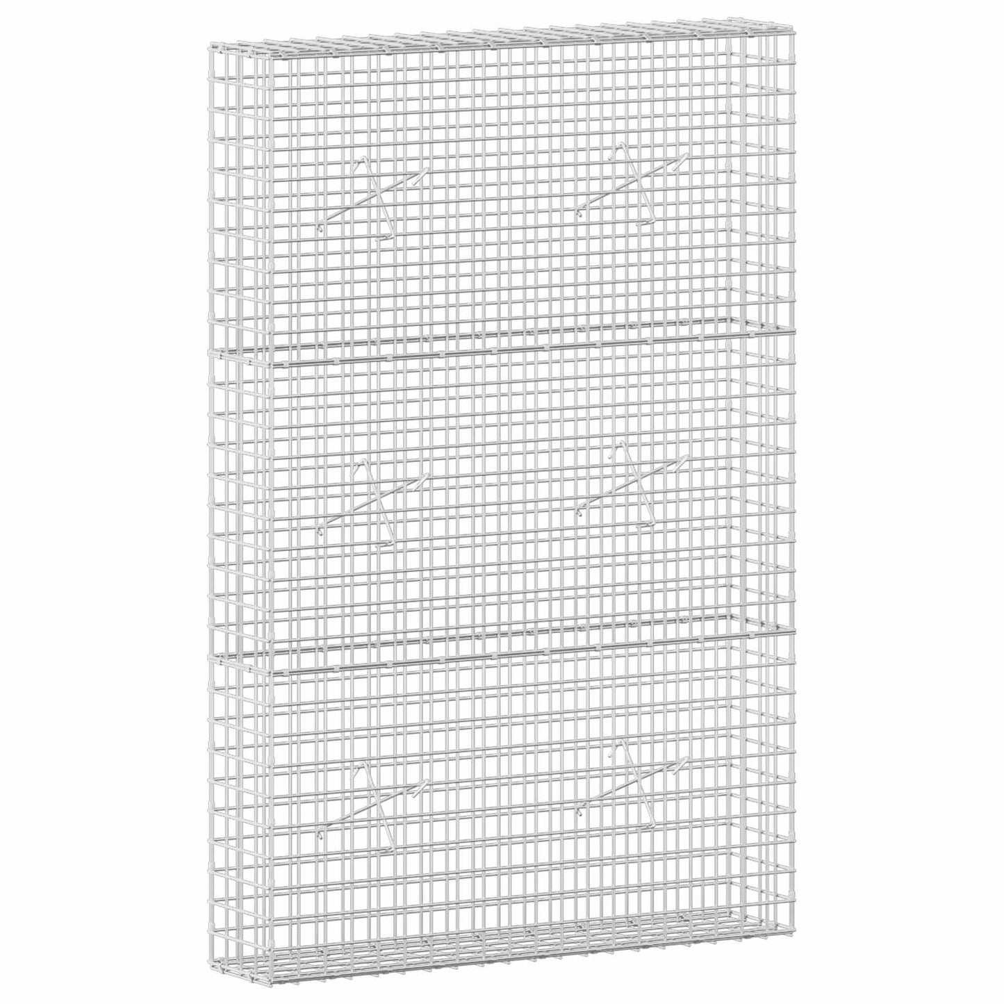 vidaXL Γκαμπιόν με Σύρμα 3,5 mm και Πλέγμα 5x5 cm 100x20x150 εκ