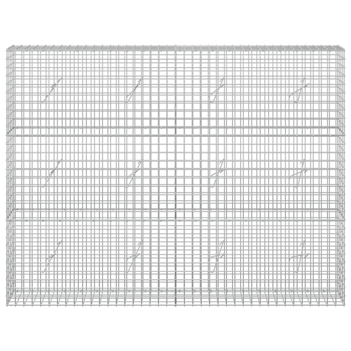 vidaXL Γκαμπιόν με Σύρμα 3,5 mm και Πλέγμα 5x5 cm 200x20x150 εκ