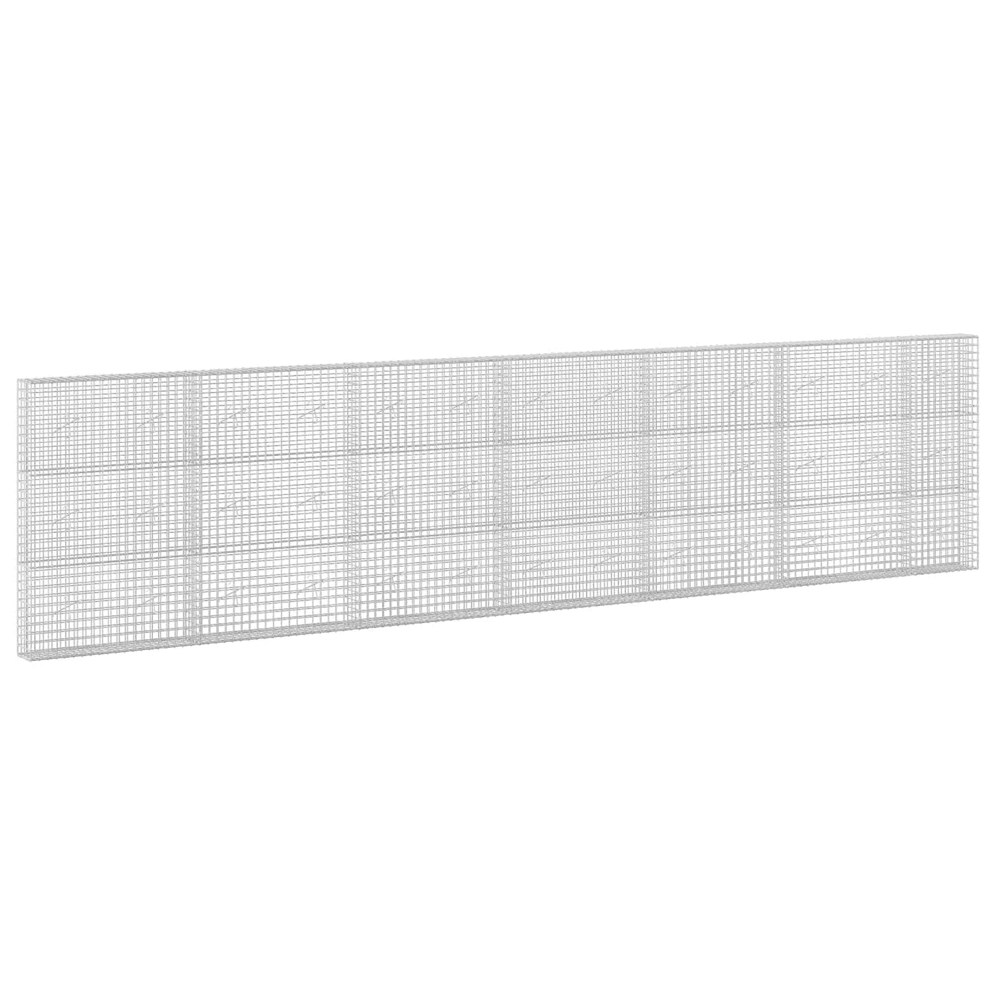 vidaXL Γκαμπιόν με Σύρμα 3,5 mm και Πλέγμα 5x5 cm 650x20x150 εκ