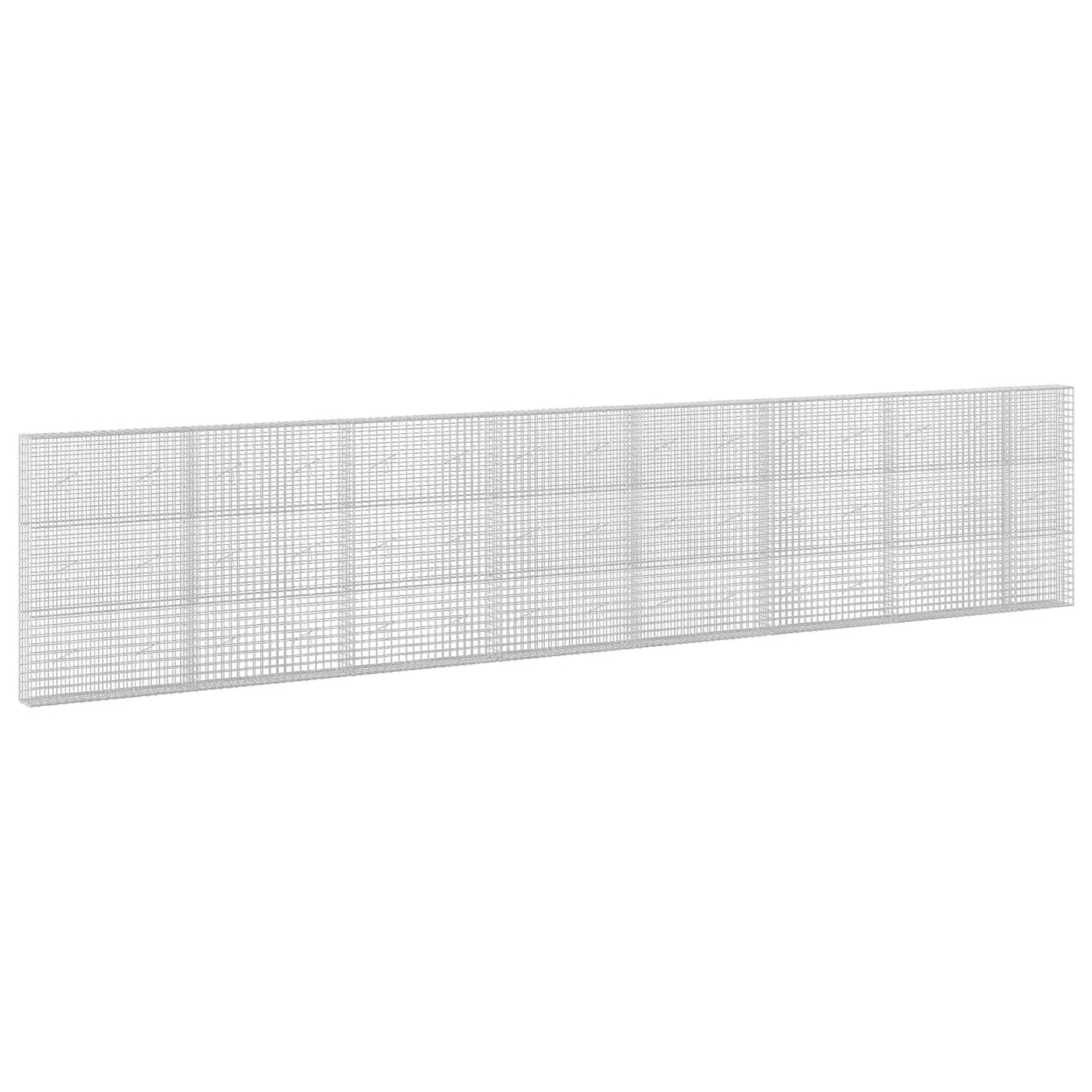 vidaXL Γκαμπιόν με Σύρμα 3,5 mm και Πλέγμα 5x5 cm 750x20x150 εκ