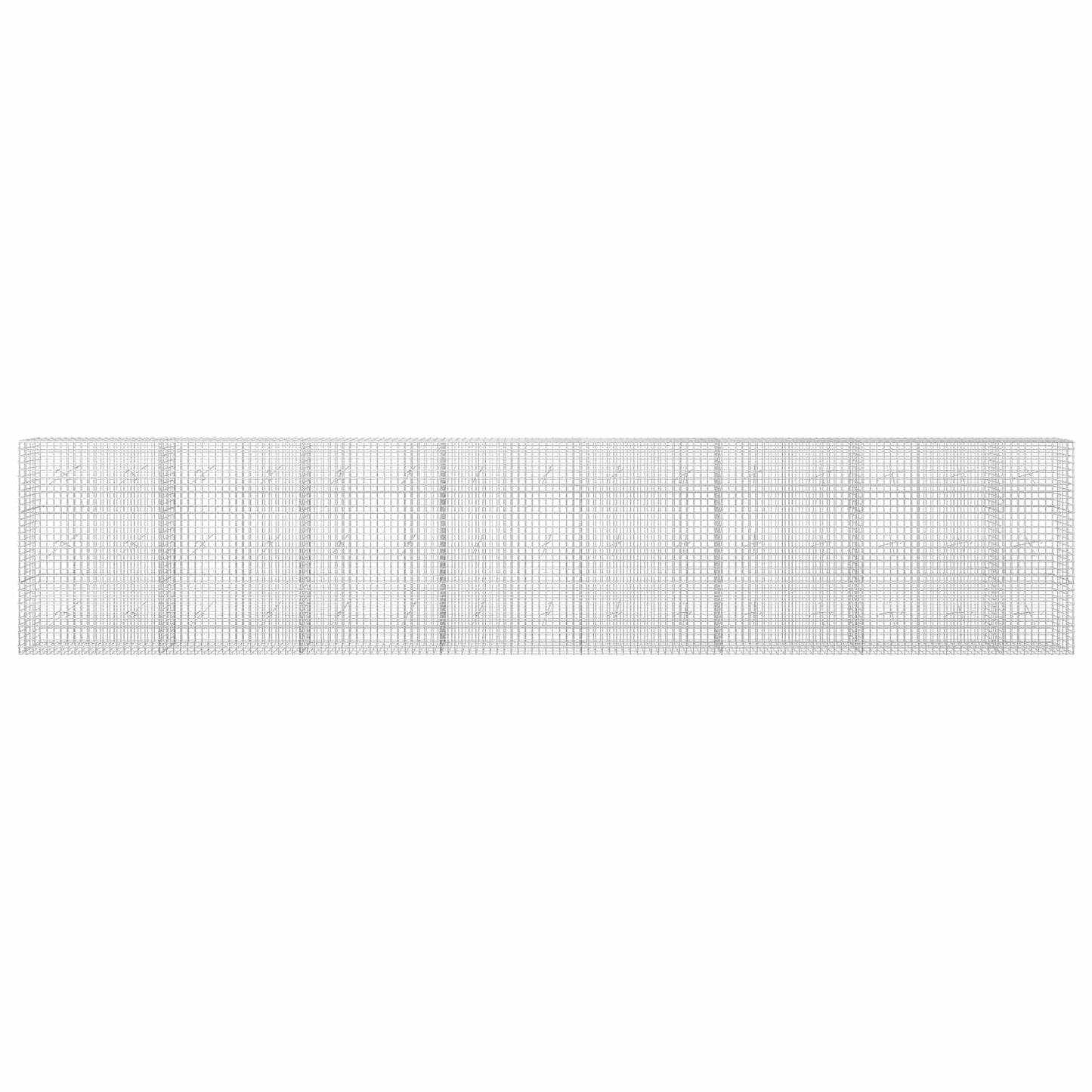 vidaXL Γκαμπιόν με Σύρμα 3,5 mm και Πλέγμα 5x5 cm 750x20x150 εκ