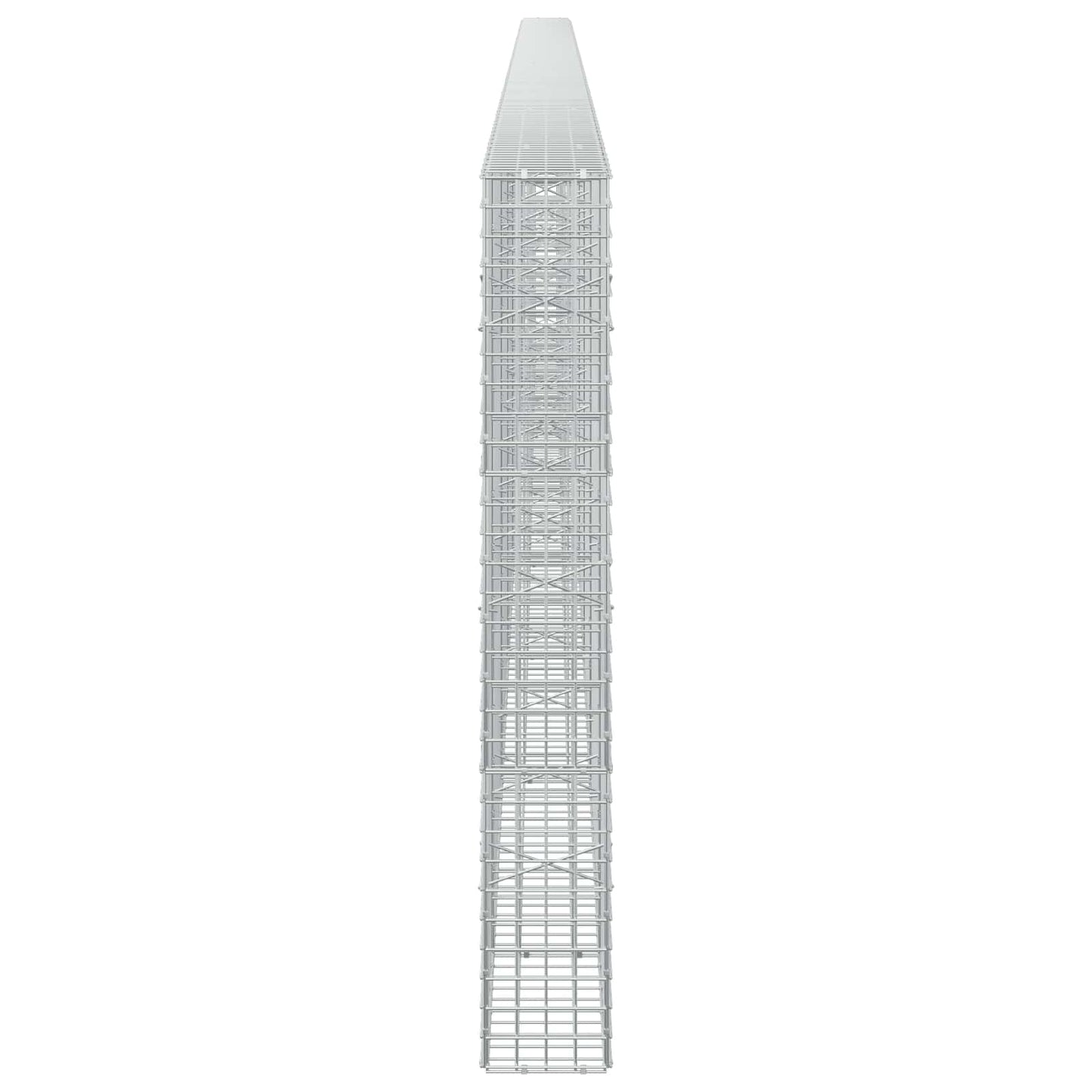 vidaXL Γκαμπιόν με Σύρμα 3,5 mm και Πλέγμα 5x5 cm 750x20x150 εκ