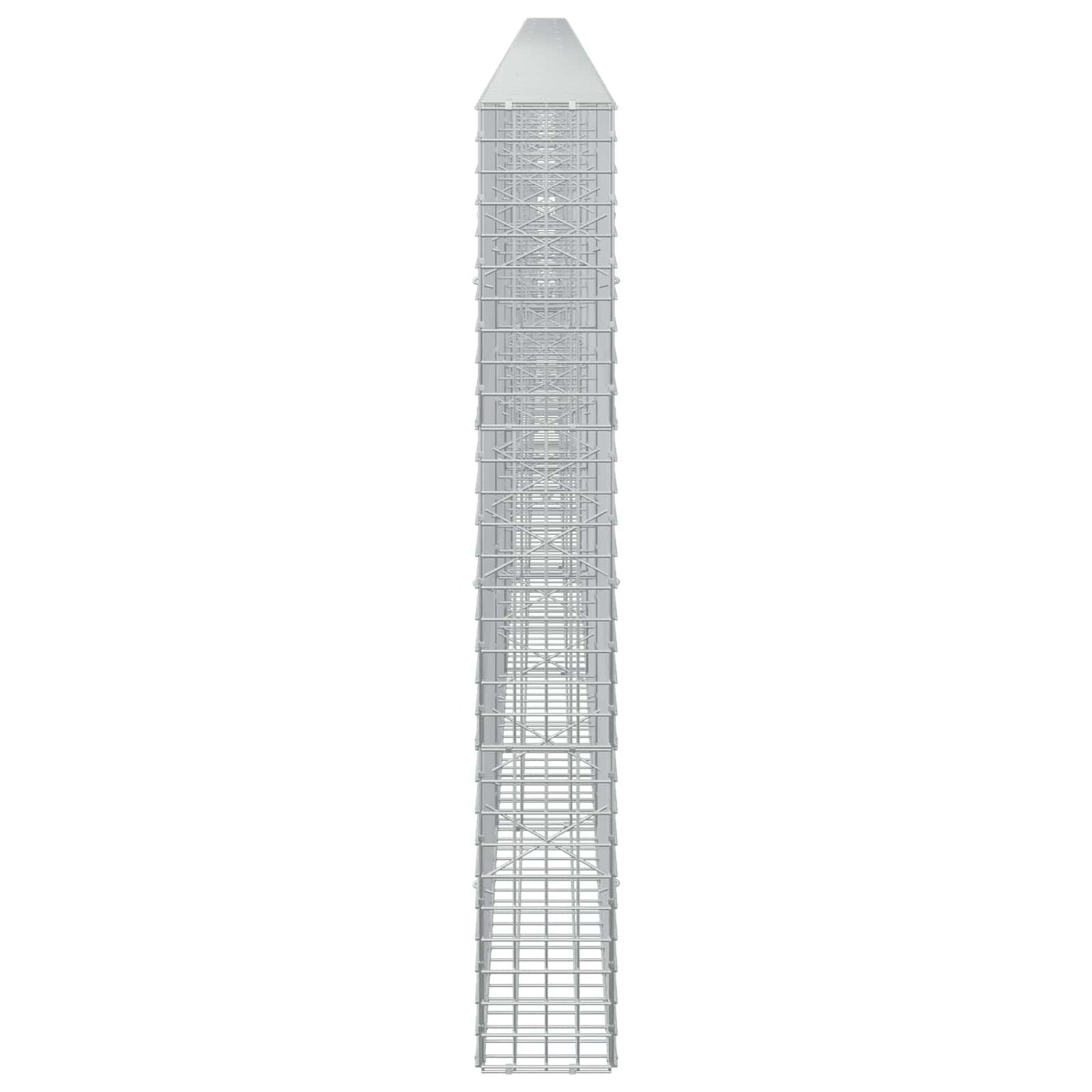 vidaXL Γκαμπιόν με Σύρμα 3,5 mm και Πλέγμα 5x5 cm 850x20x150 εκ