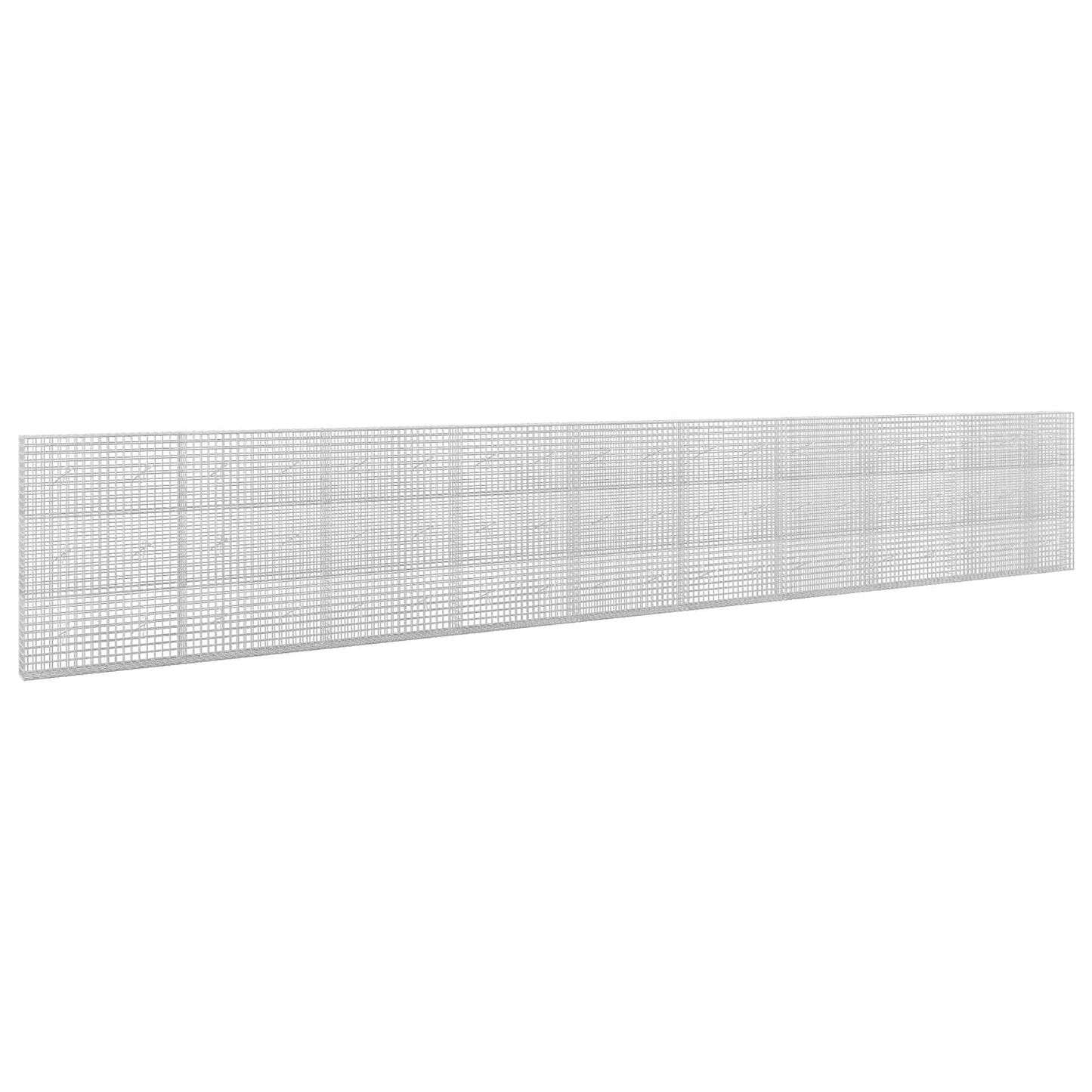 vidaXL Γκαμπιόν με Σύρμα 3,5 mm και Πλέγμα 5x5 cm 950x20x150 εκ