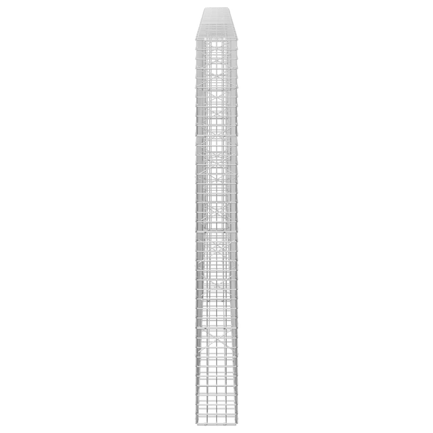 vidaXL Γκαμπιόν με Σύρμα 3,5 mm και Πλέγμα 5x5 cm 200x20x200 εκ