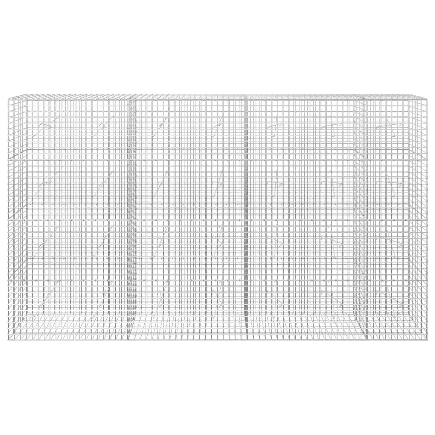 vidaXL Γκαμπιόν με Σύρμα 3,5 mm και Πλέγμα 5x5 cm 350x20x200 εκ.