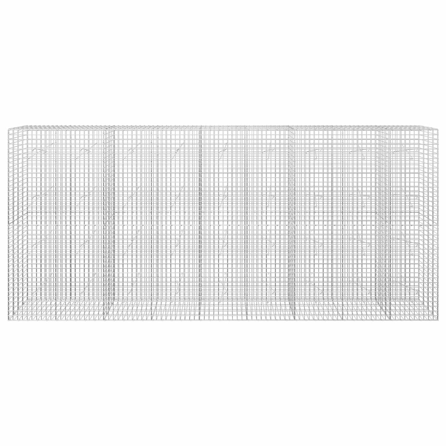 vidaXL Γκαμπιόν με Σύρμα 3,5 mm και Πλέγμα 5x5 cm 450x20x200 εκ